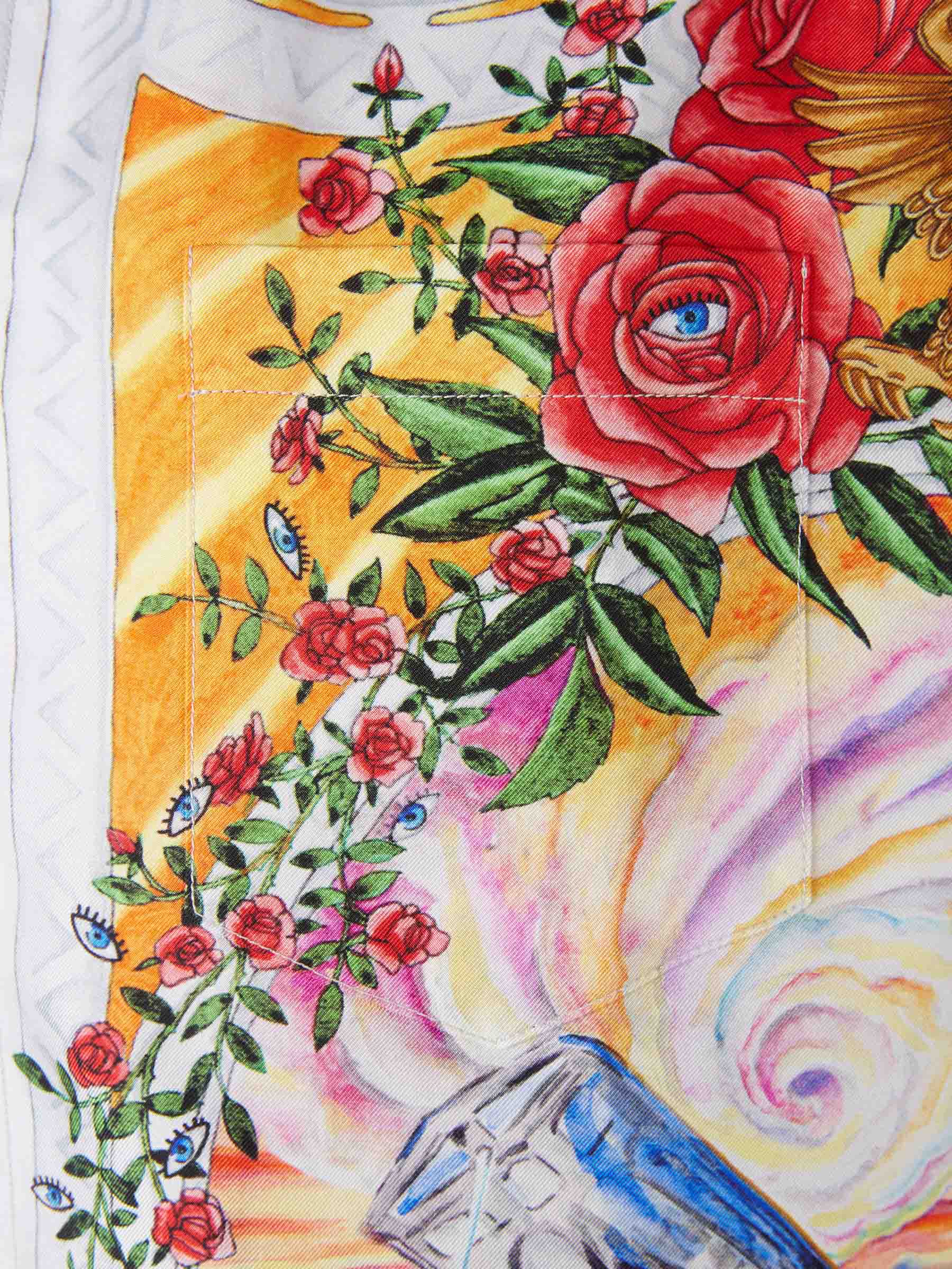 Casablanca Hombre Barcelona Camisa Seda Estampada color Multicolor sku 532-000704 01 - Foto 4