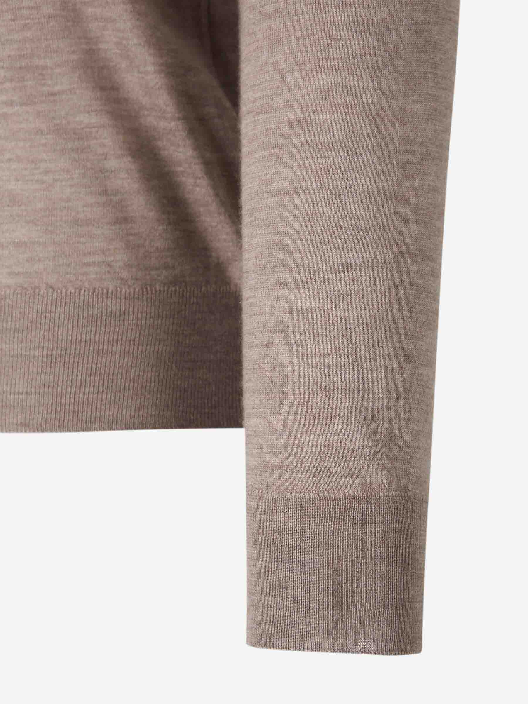 Santa Eulalia Hombre Barcelona Jersey Pico Cashmere color Camel sku 542-002425 07 - Foto 5