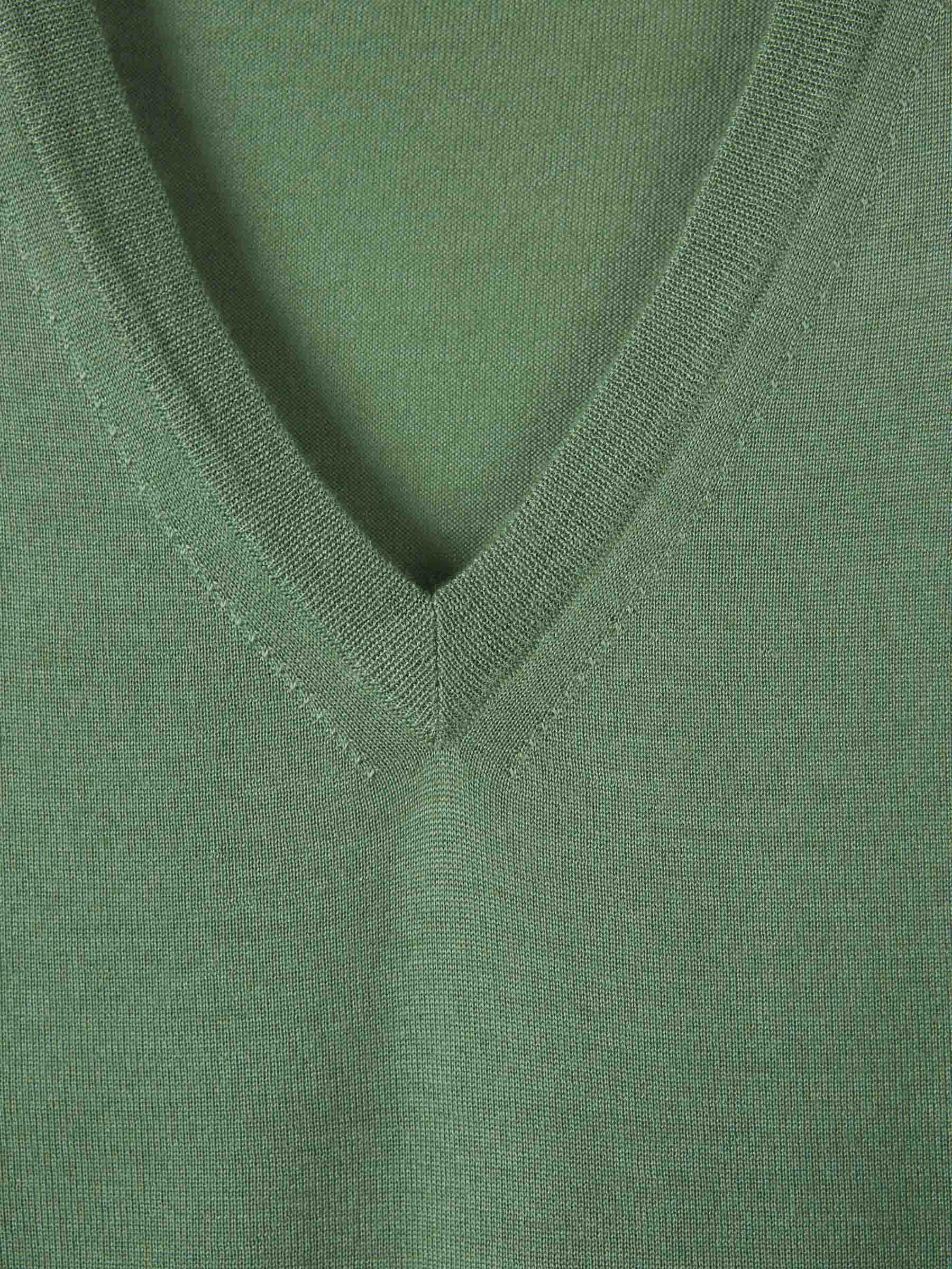 Santa Eulalia Hombre Barcelona Jersey Pico Cashmere color Verde sku 542-002425 08 - Foto 3