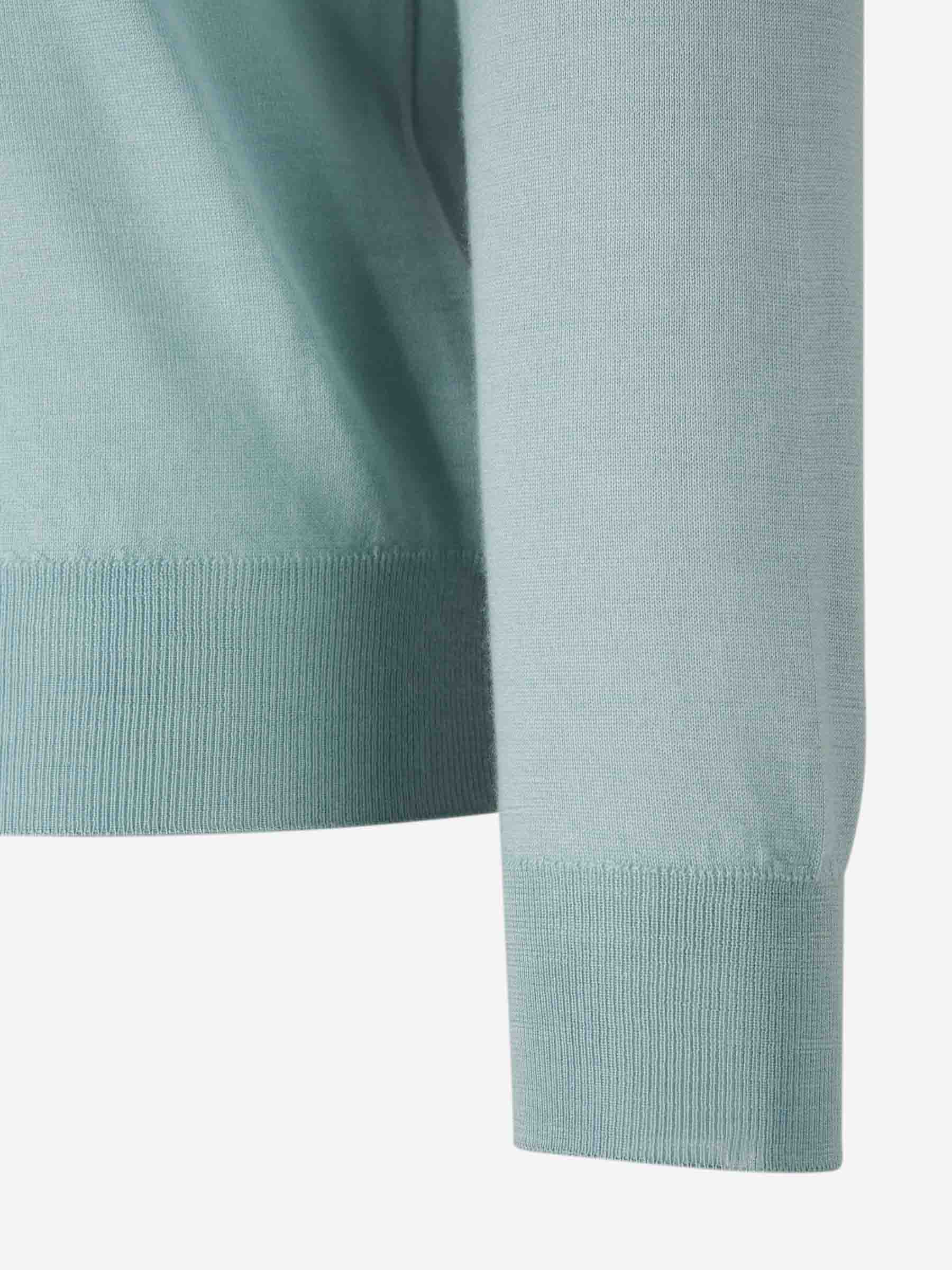 Santa Eulalia Hombre Barcelona Jersey Pico Cashmere color Verde Menta sku 542-002425 09 - Foto 5
