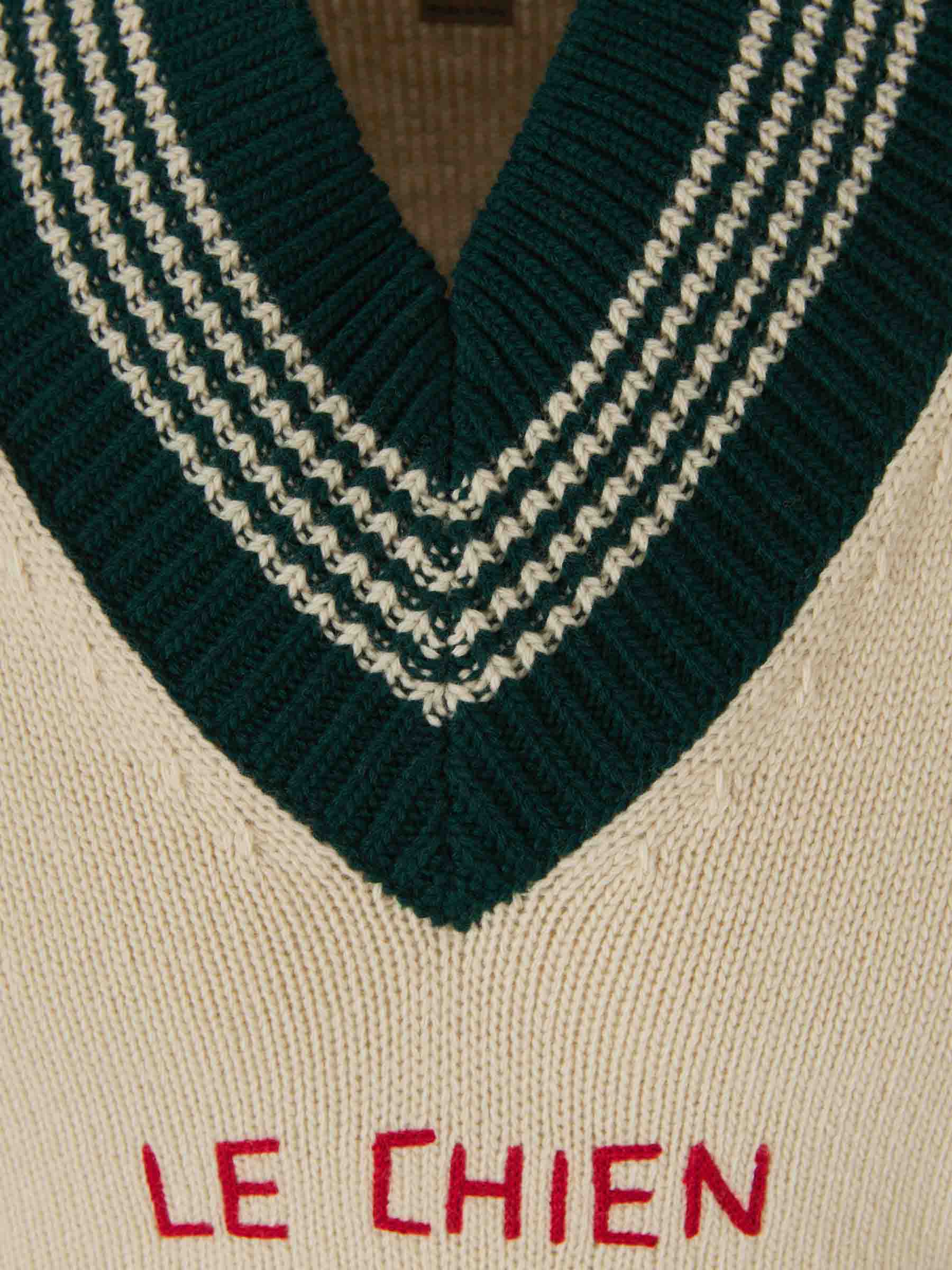 Valentino Hombre Barcelona Jersey Le Chien de la Maison color Crema sku 542-002483 01 - Foto 3