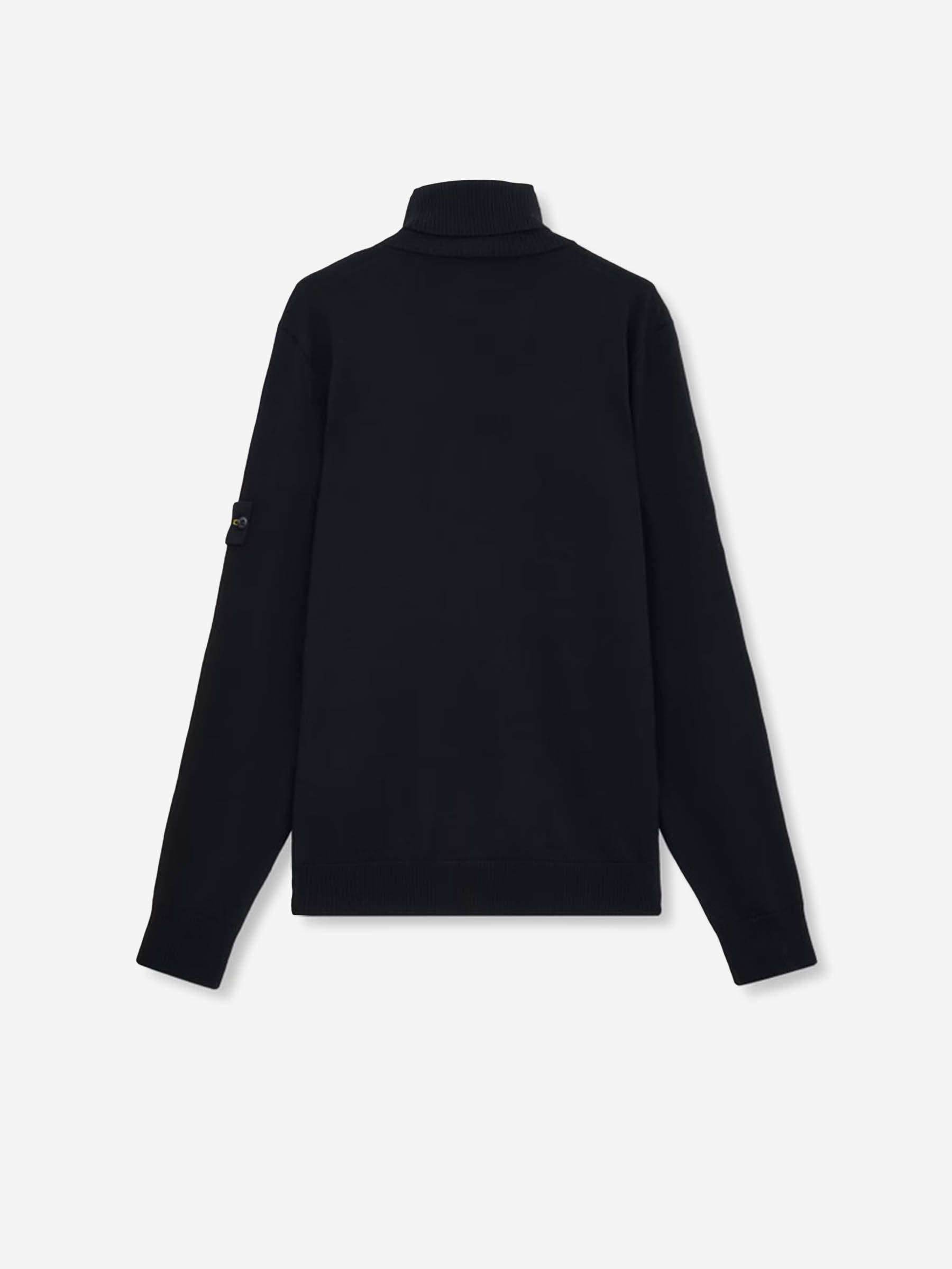 Stone Island Hombre Barcelona Jersey Cuello Alto color Negro sku 542-002497 01 - Foto 3