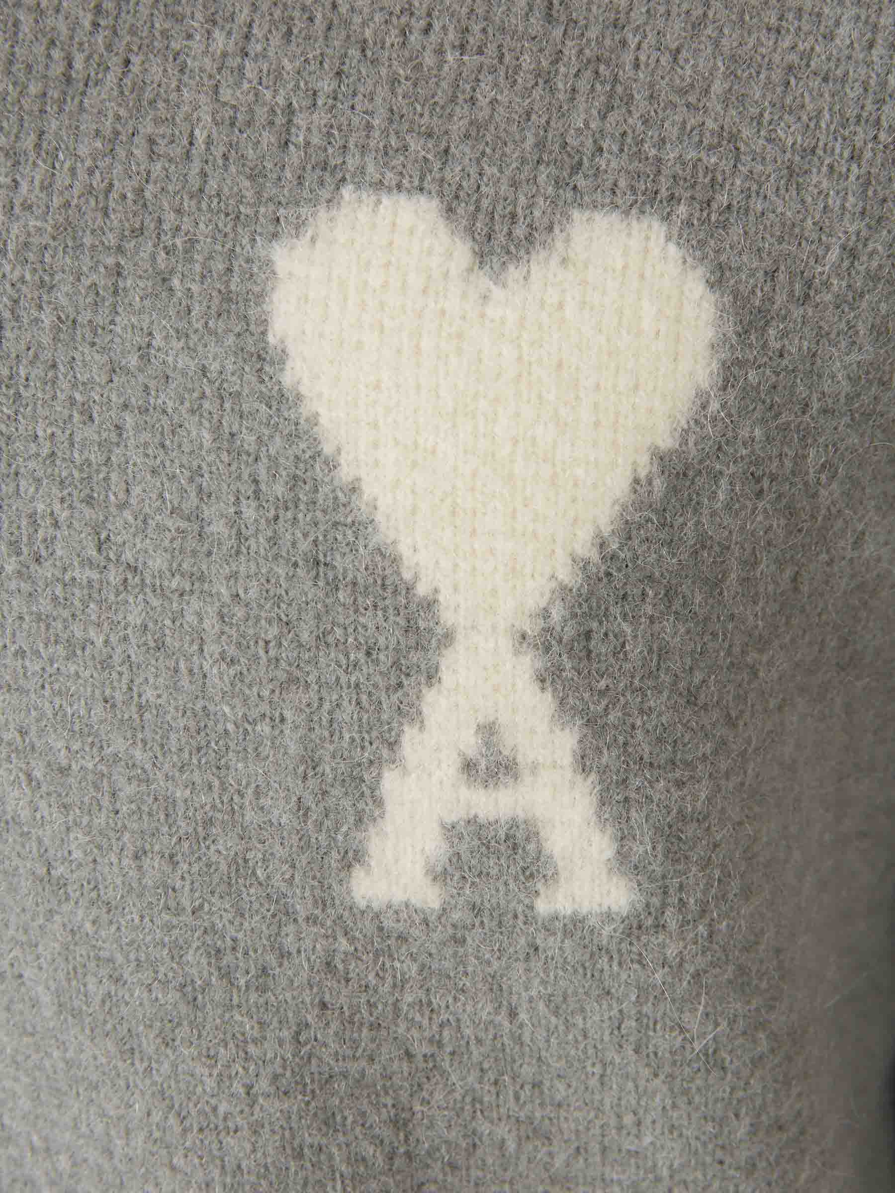 Ami Paris Hombre Barcelona Jersey Cuello Polo color Gris sku 542-002509 02 - Foto 4