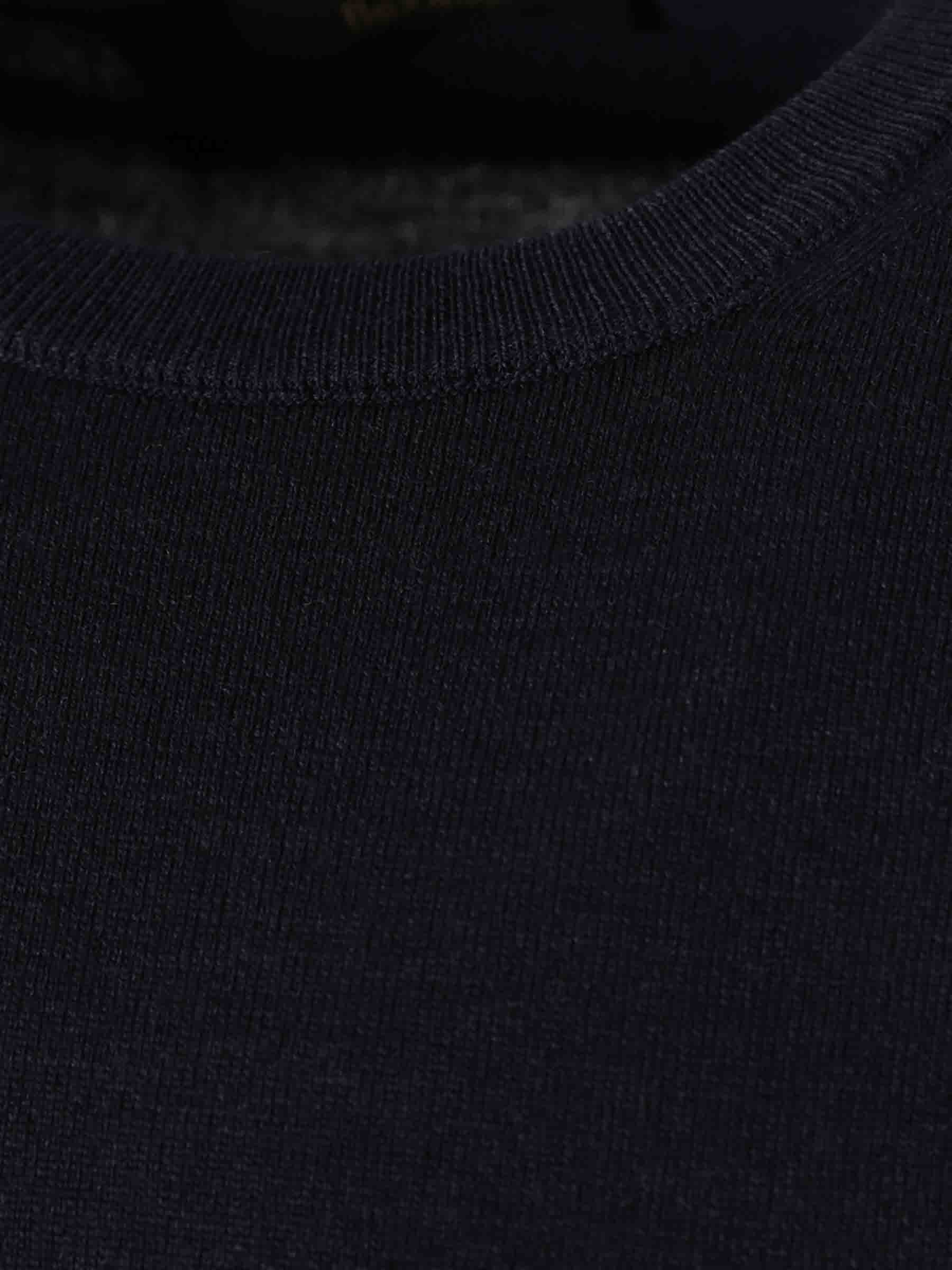 Zanone Hombre Barcelona Jersey Cuello Redondo color Azul Noche sku 542-002544 01 - Foto 3