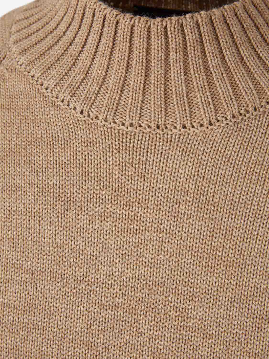 Zanone Hombre Barcelona Jersey Cuello Alto color Beige sku 542-002546 01 - Foto 3