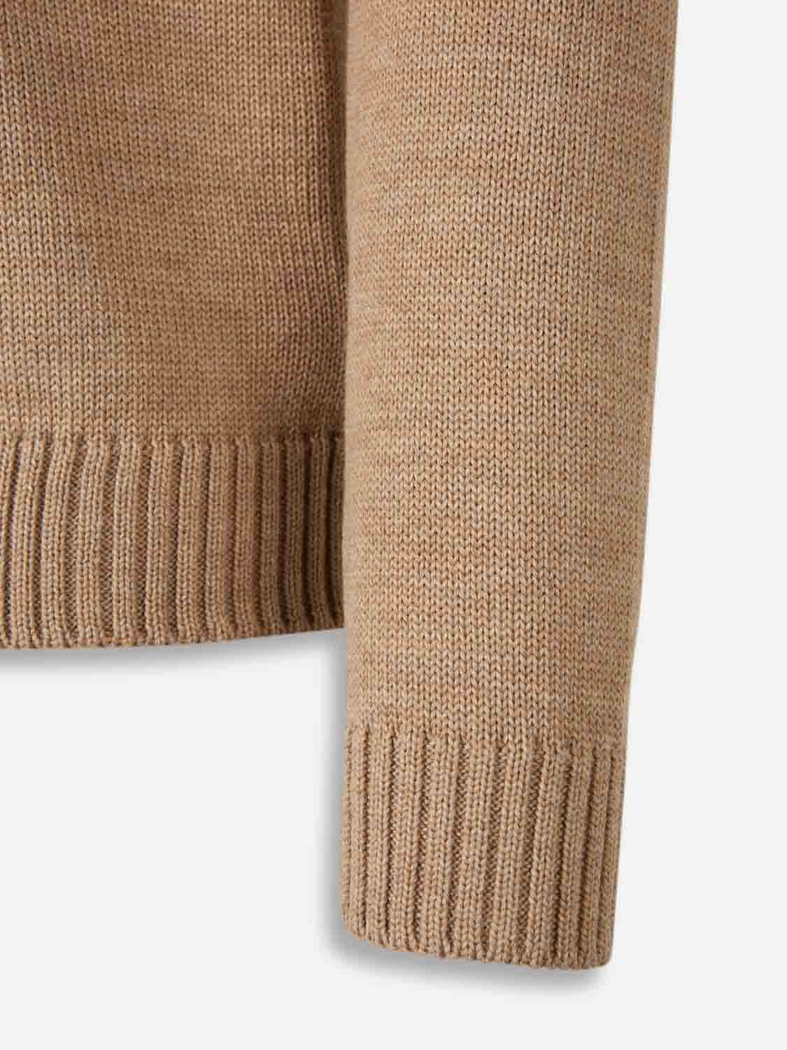 Zanone Hombre Barcelona Jersey Cuello Alto color Beige sku 542-002546 01 - Foto 4