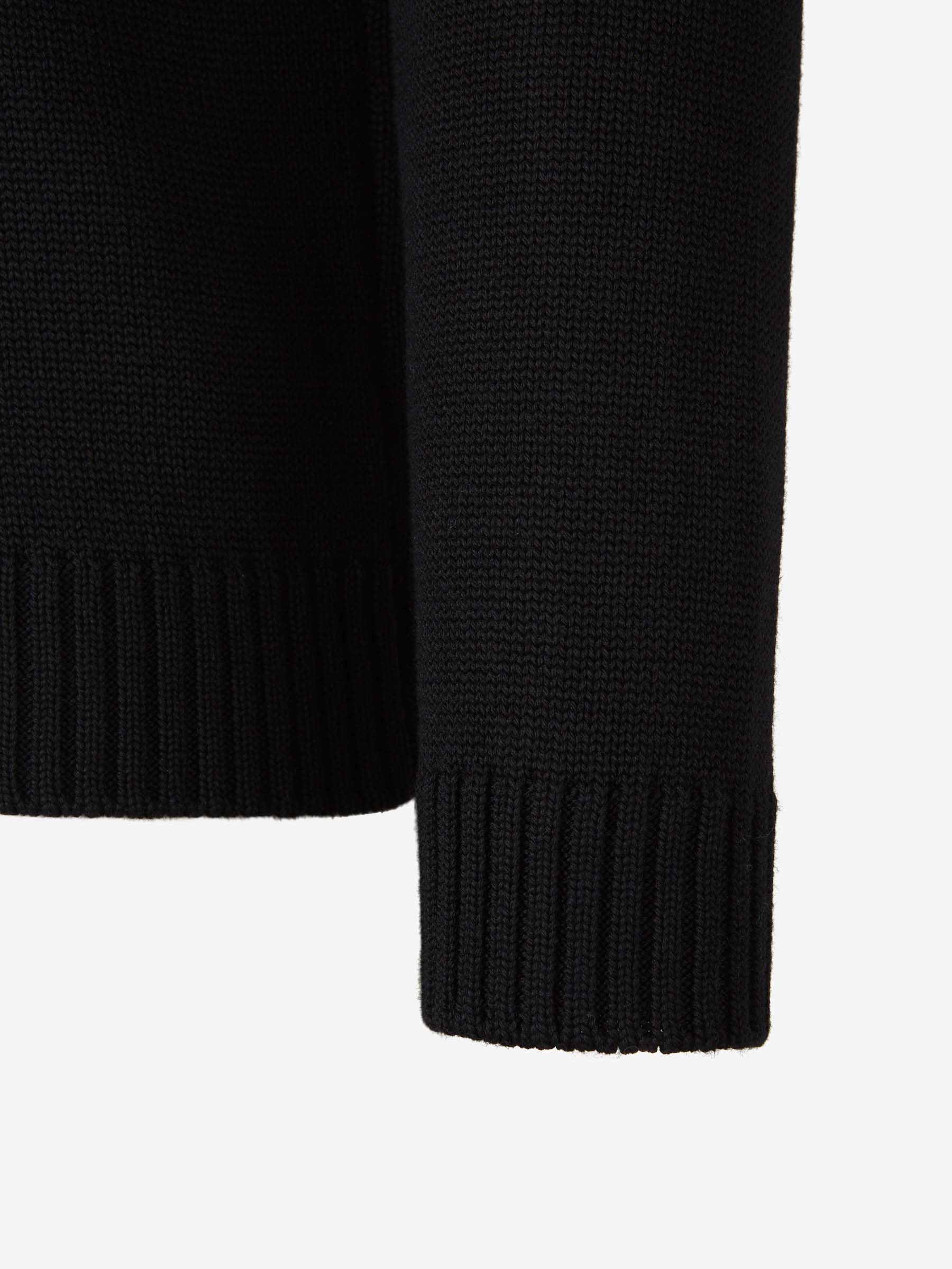 Zanone Hombre Barcelona Jersey Punto Lana color Negro sku 542-002546 02 - Foto 4