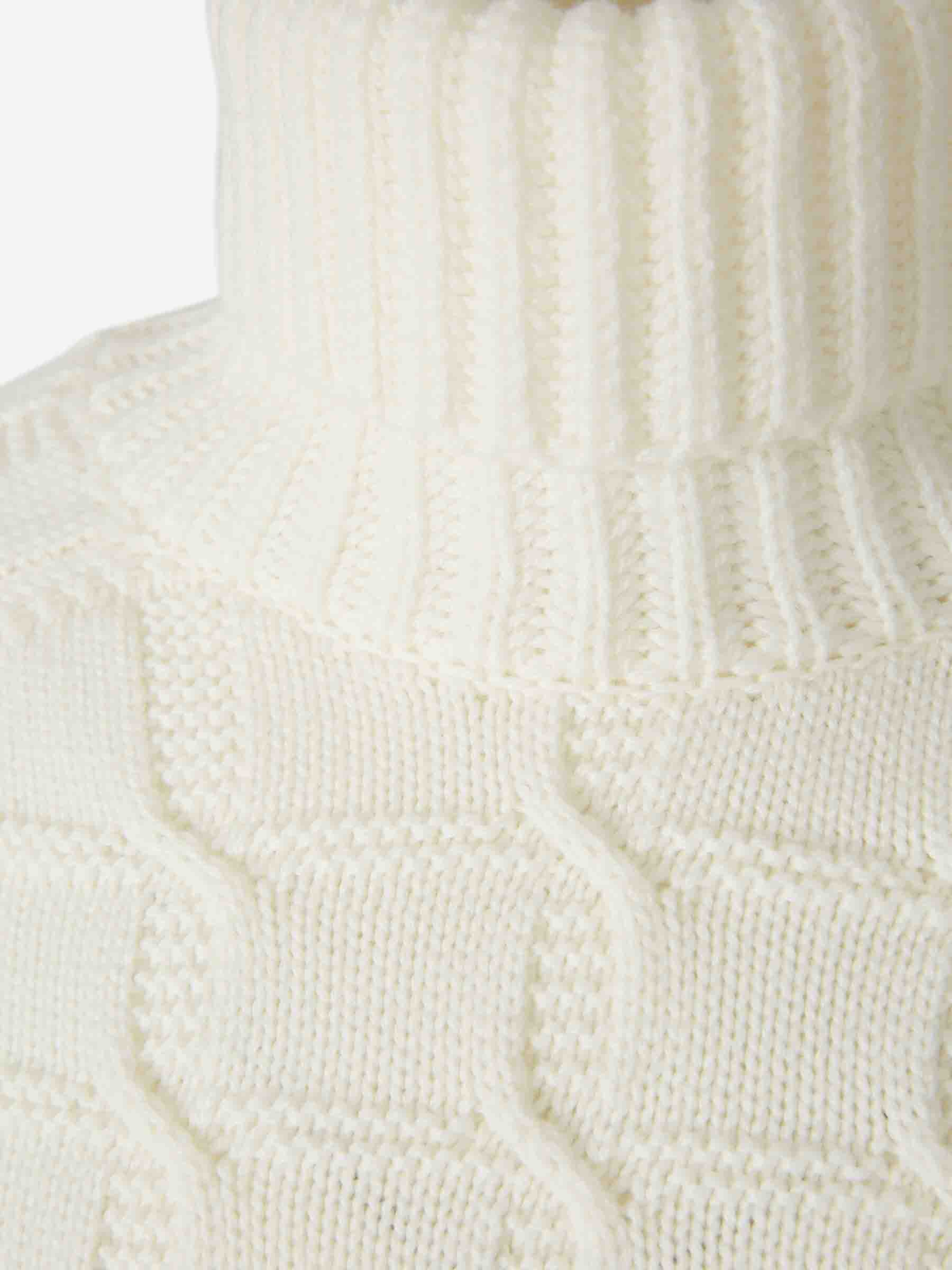 Zanone Hombre Barcelona Jersey Cuello Alto color Blanco sku 542-002547 01 - Foto 3