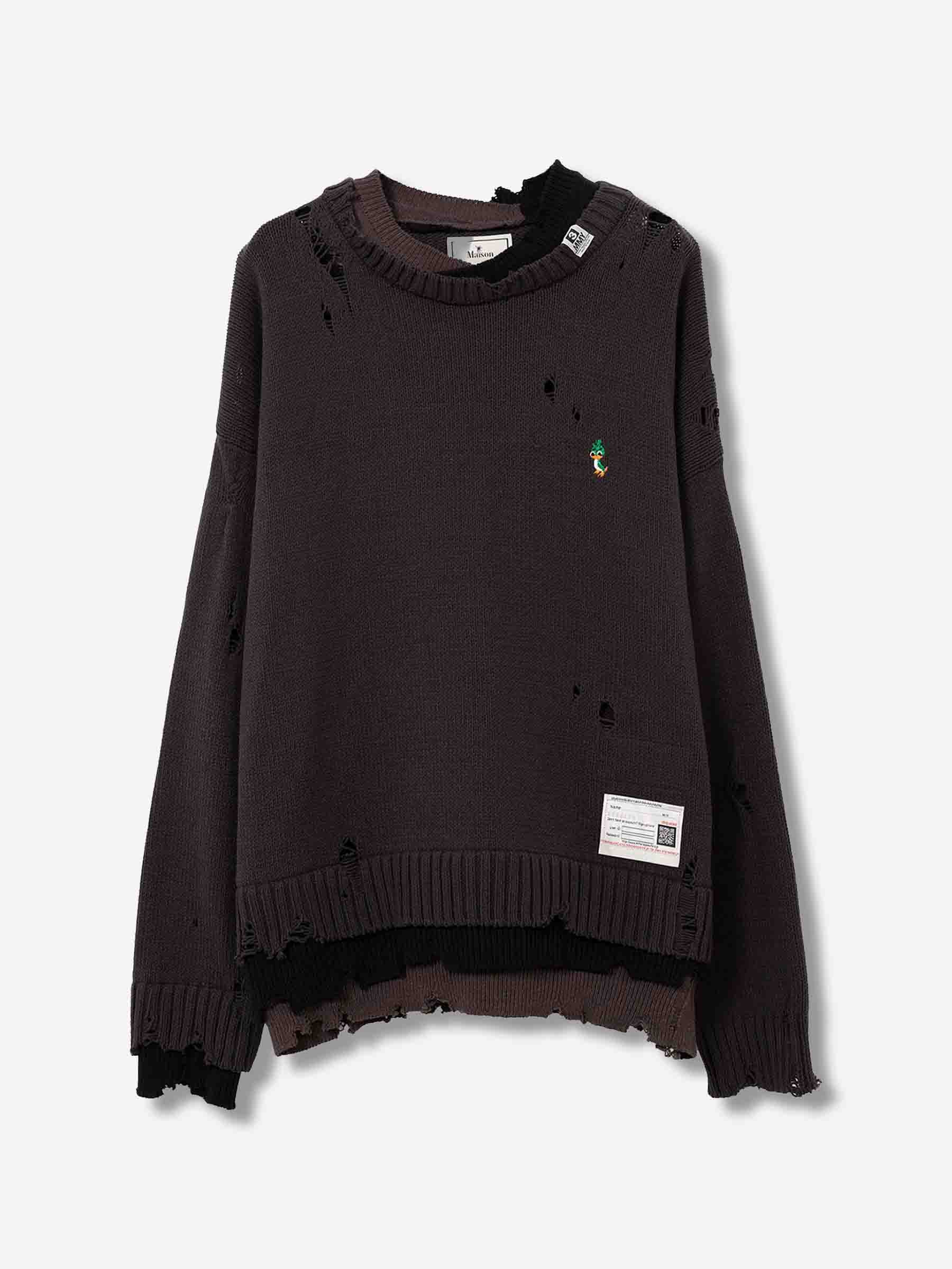 Maison Mihara Yasuhiro Hombre Barcelona Jersey Triple Layered color Negro sku 542-002565 01 - Foto 1