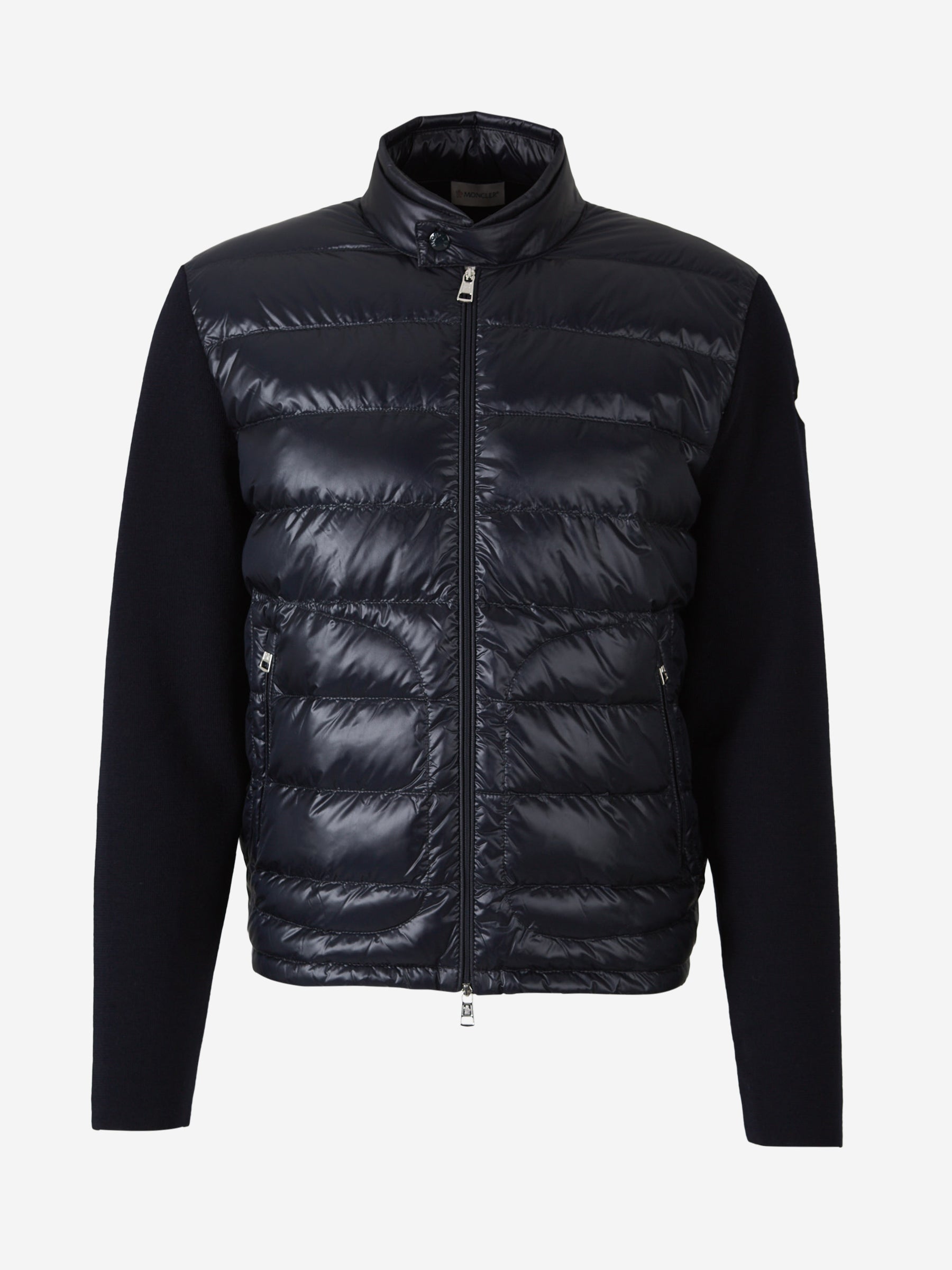 Moncler Hombre Barcelona Cárdigan Acolchado Lana color Azul Marino sku 543-000993 01 - Foto 1