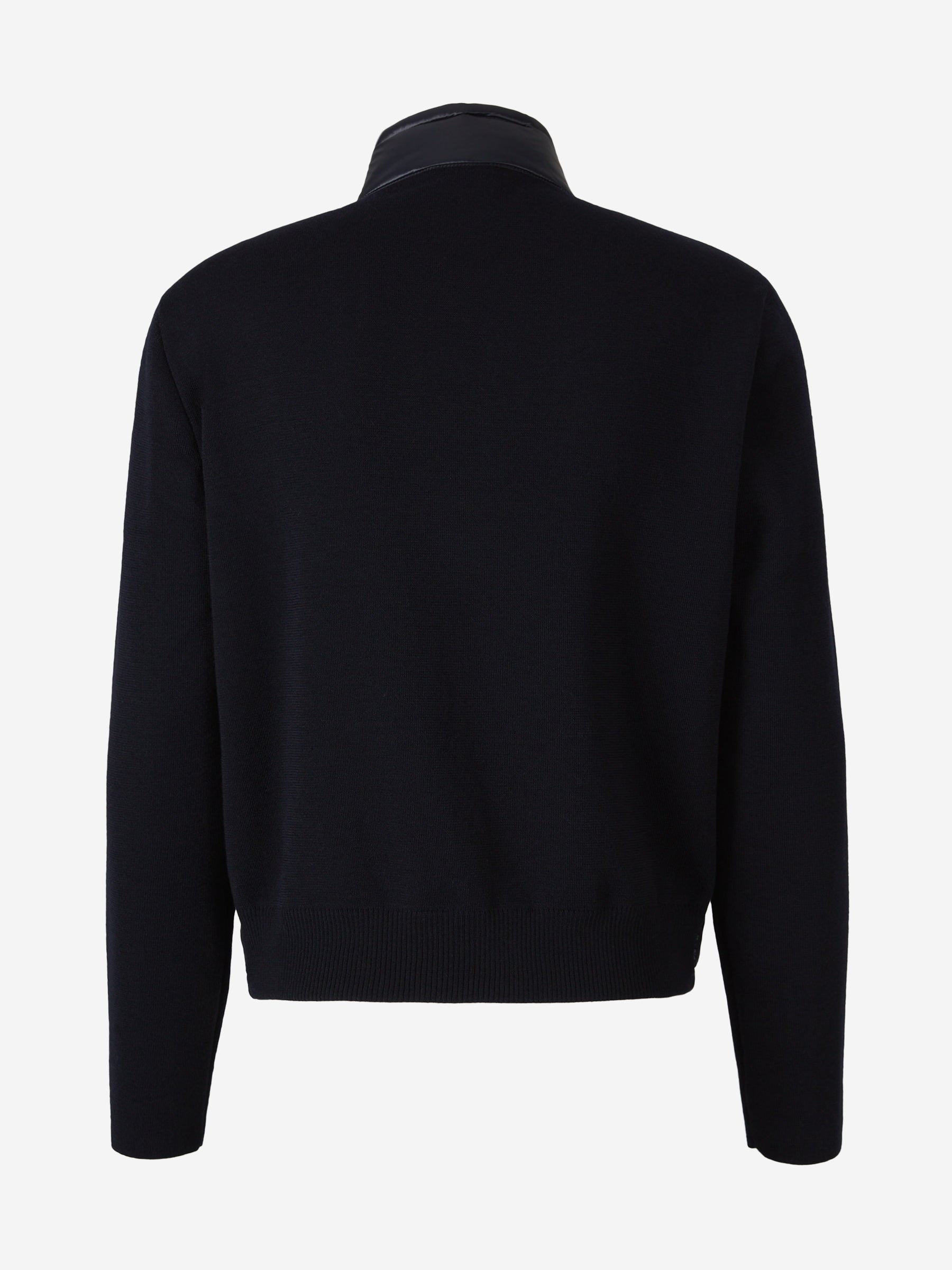 Moncler Hombre Barcelona Cárdigan Acolchado Lana color Azul Marino sku 543-000993 01 - Foto 3