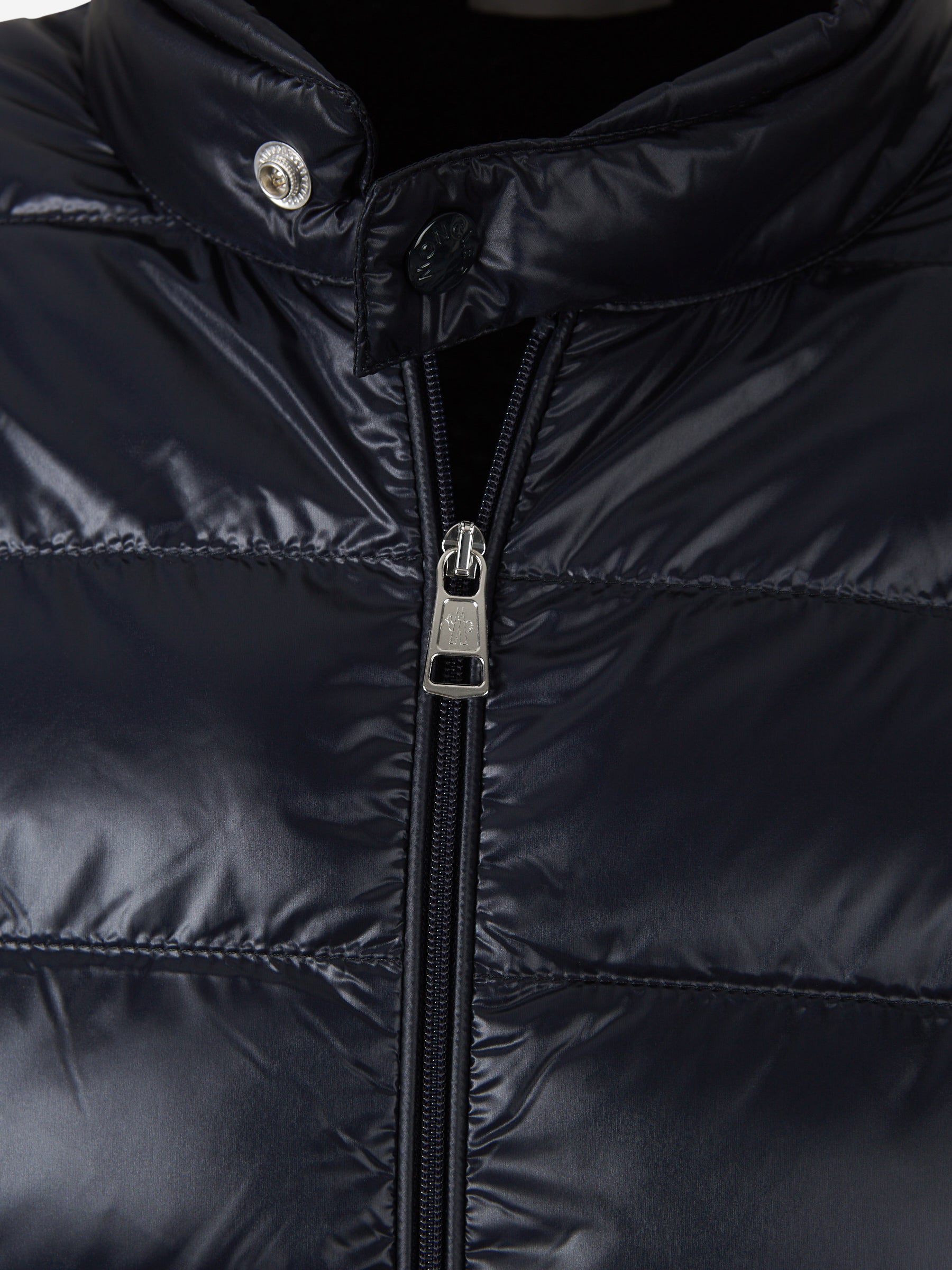 Moncler Hombre Barcelona Cárdigan Acolchado Lana color Azul Marino sku 543-000993 01 - Foto 4