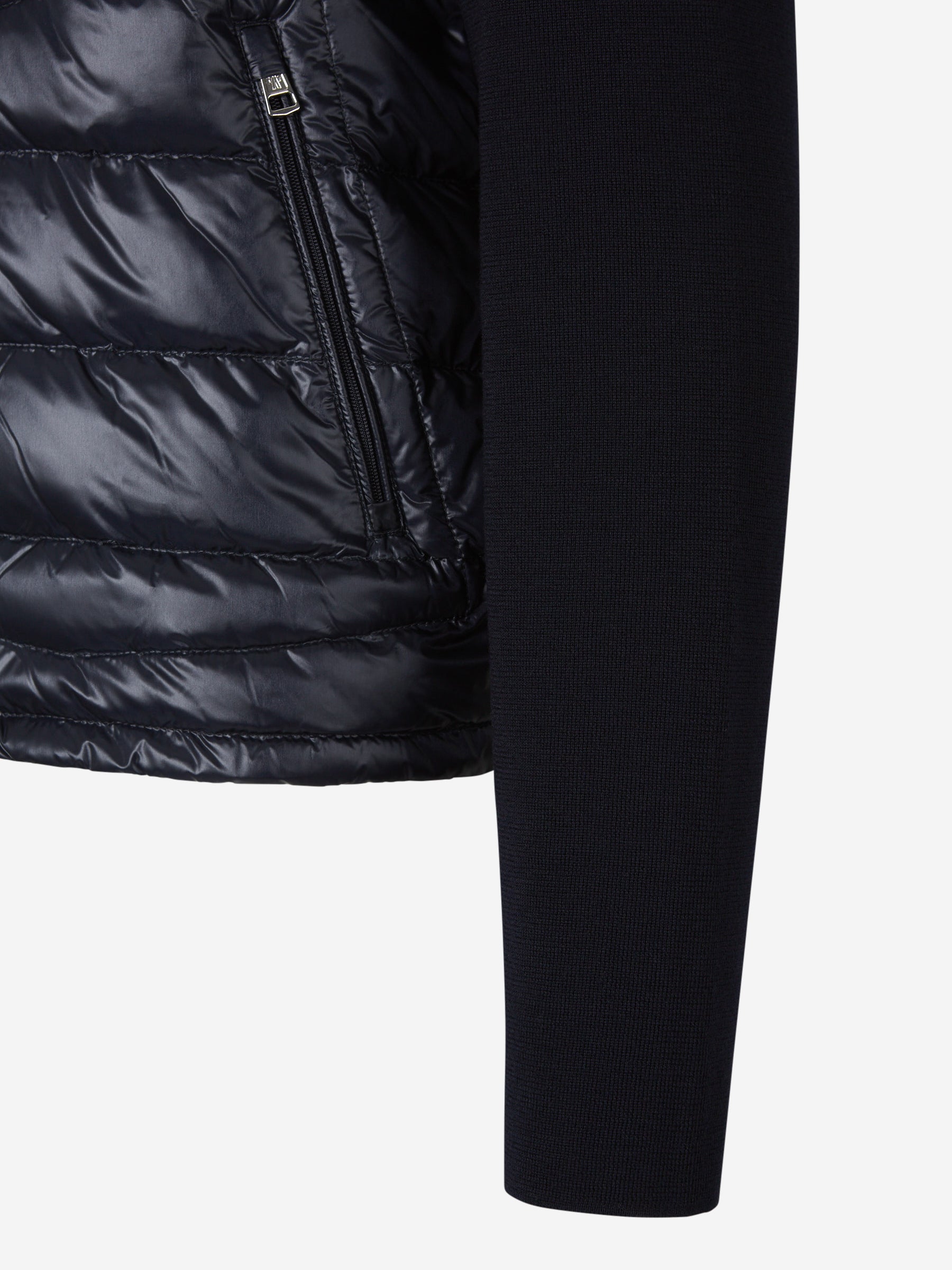 Moncler Hombre Barcelona Cárdigan Acolchado Lana color Azul Marino sku 543-000993 01 - Foto 5