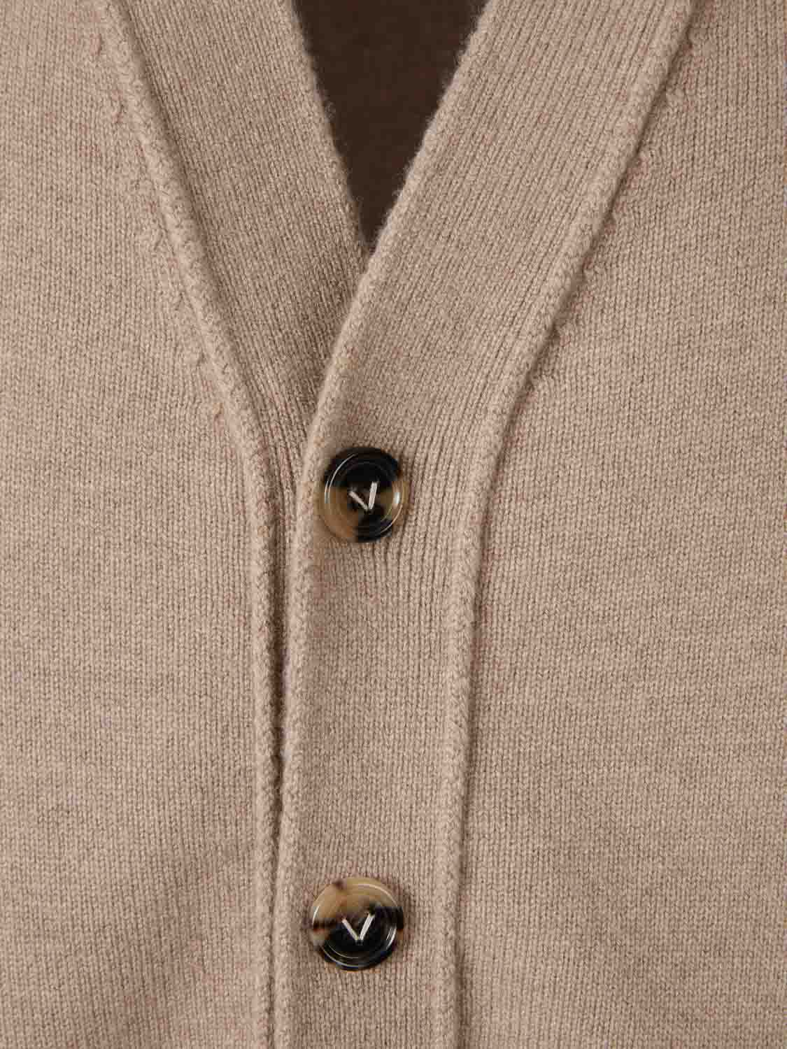 Bottega Veneta Hombre Barcelona Cárdigan Punto Cashmere color Beige sku 543-001021 01 - Foto 3