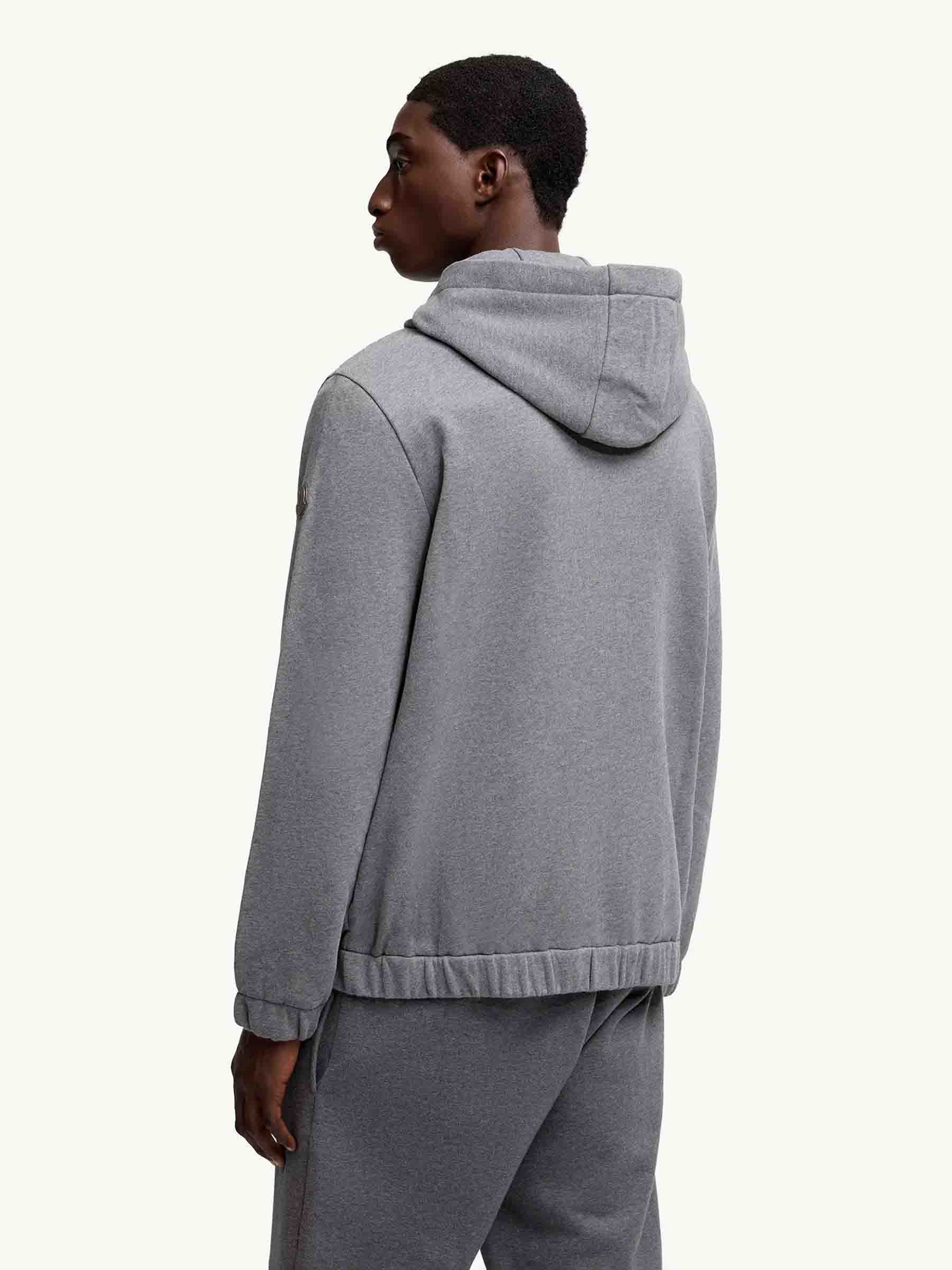 Moncler Hombre Barcelona Sudadera Cremallera Capucha color Gris sku 543-001040 01 - Foto 3