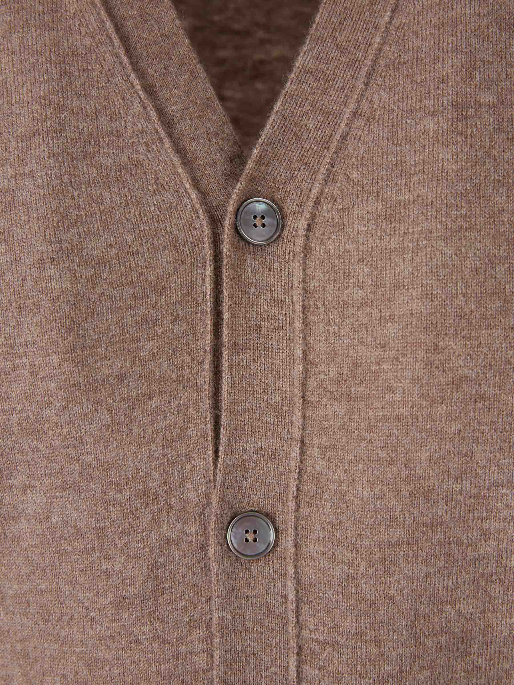 Santa Eulalia Hombre Barcelona Cárdigan Punto Lana color Camel sku 543-001052 02 - Foto 3