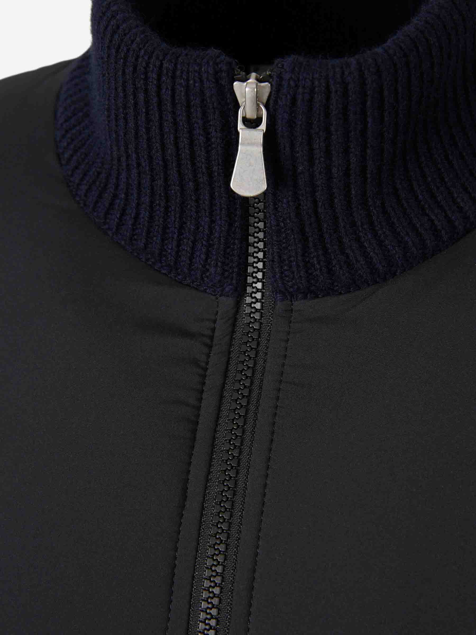 Gran Sasso Hombre Barcelona Cárdigan Acolchado Lana color Azul Noche sku 543-001069 01 - Foto 3