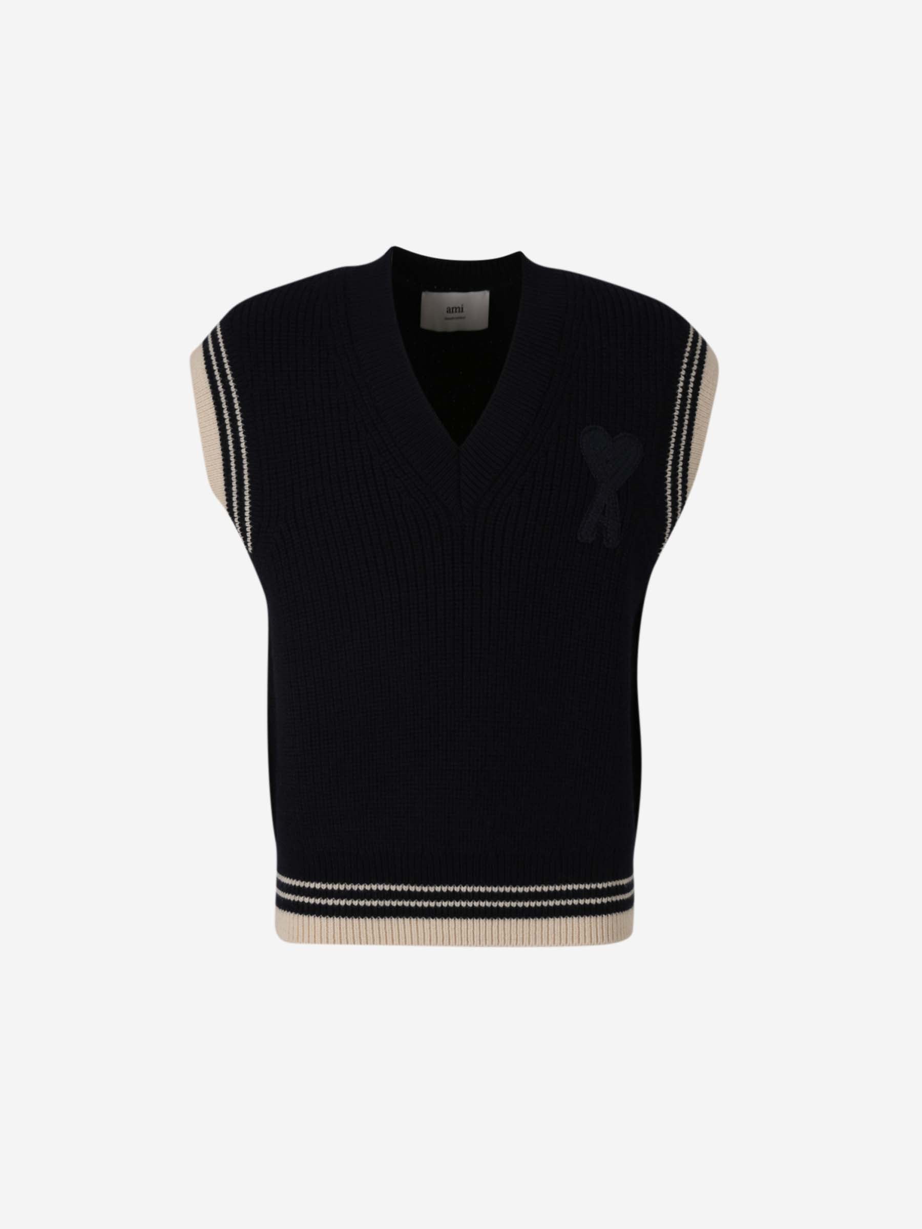 Ameri MOUTON LIKE KNIT VEST ¥20,350 Structured Knit Vest - Eton