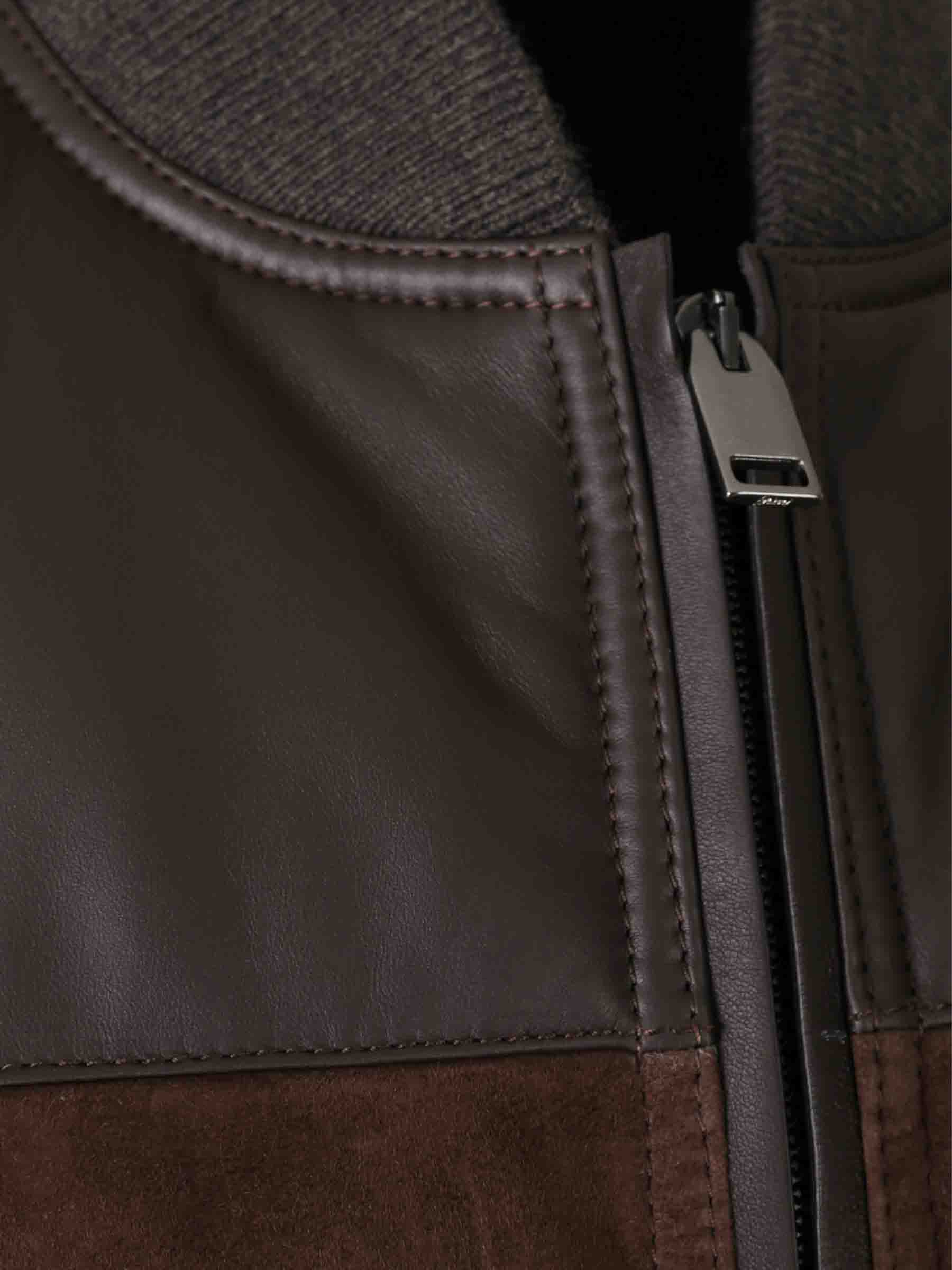 Brioni Hombre Barcelona Chaleco Piel color Marrón sku 544-000602 01 - Foto 4
