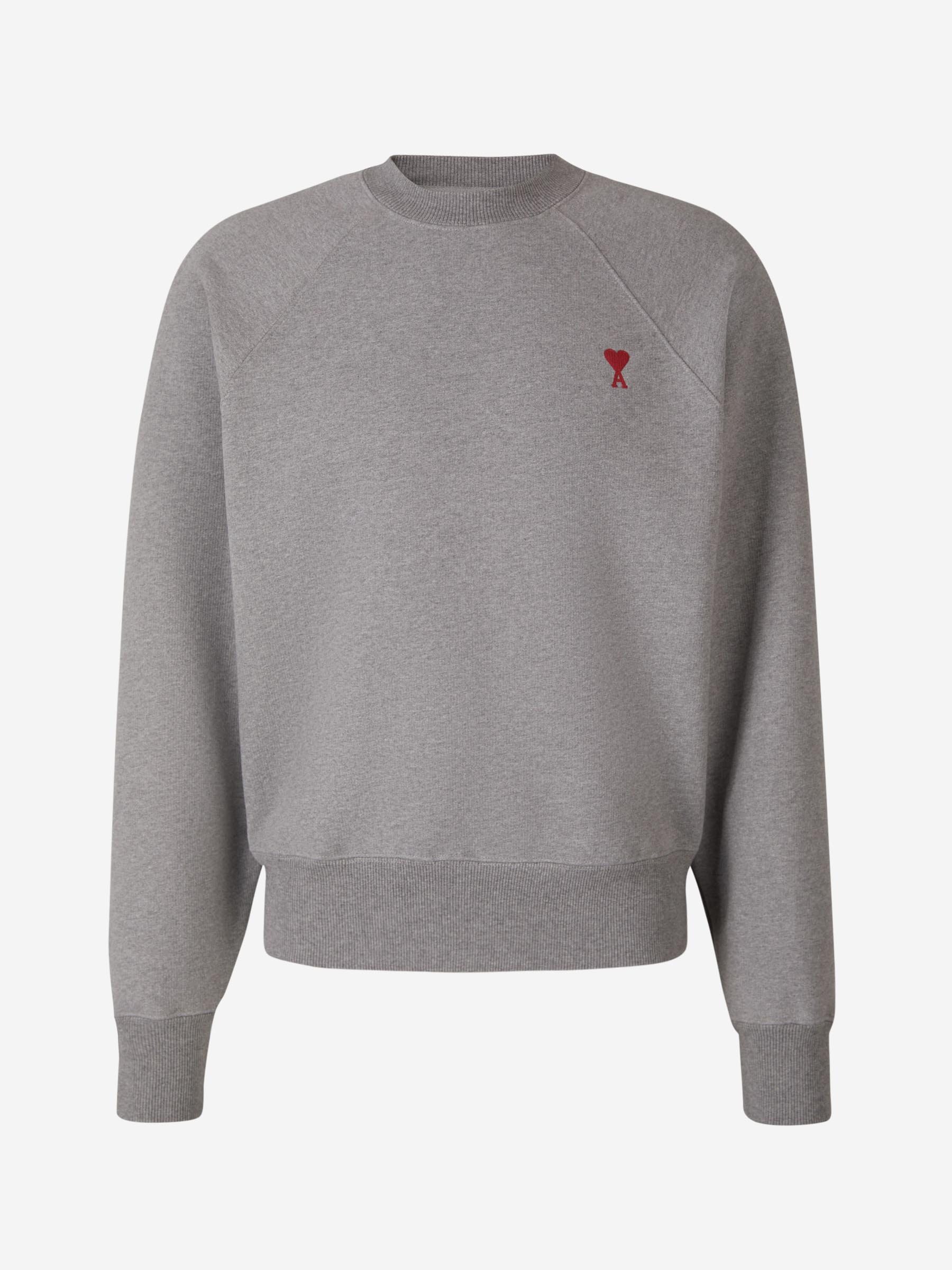 Ami Paris – Ami Paris Logo Cotton Sweatshirt in Barcelona or Shop