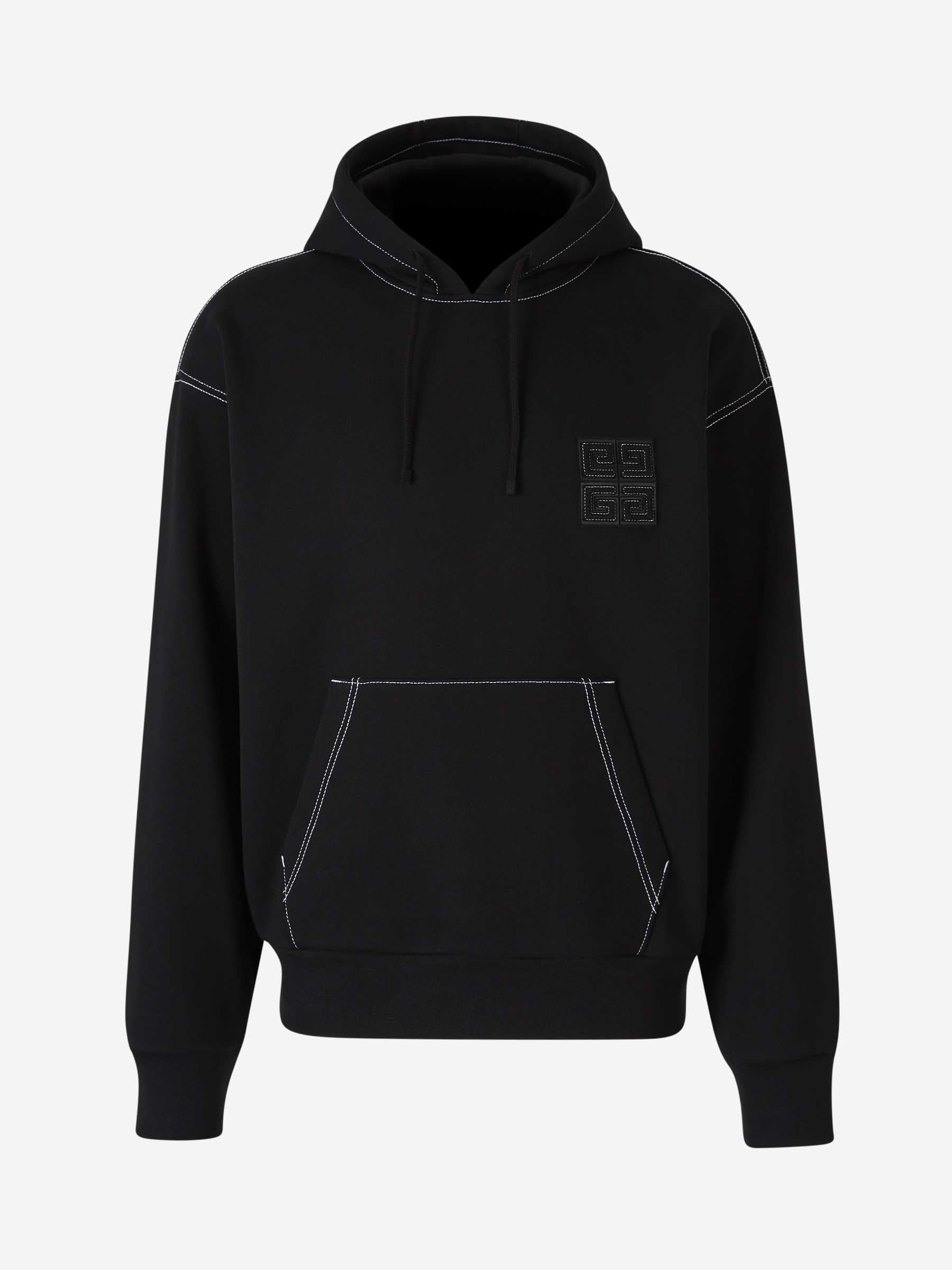 Givenchy – Hood Logo Sweatshirt Hombre 545-001767 01