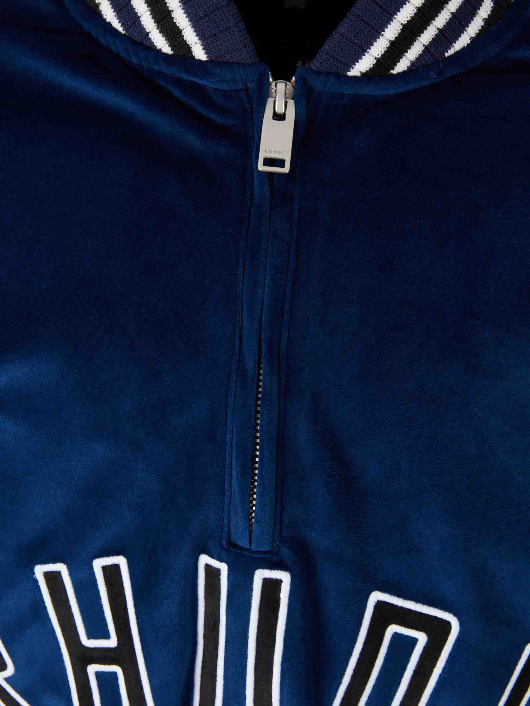 Rhude Hombre Barcelona Sudadera Cremallera color Azul Marino sku 545-001876 01 - Foto 3