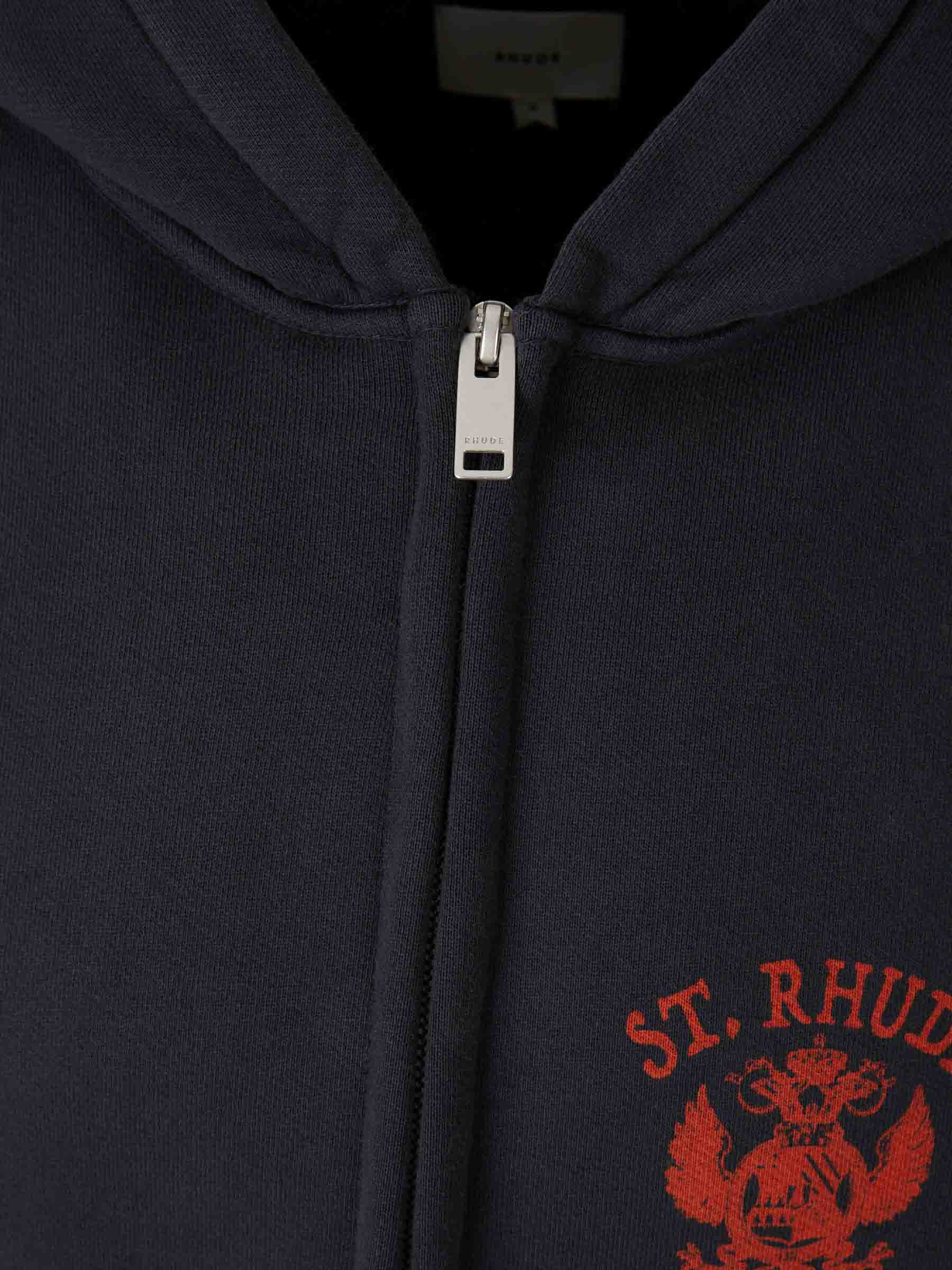 Rhude Hombre Barcelona Sudadera con Capucha color Negro sku 545-001878 01 - Foto 3