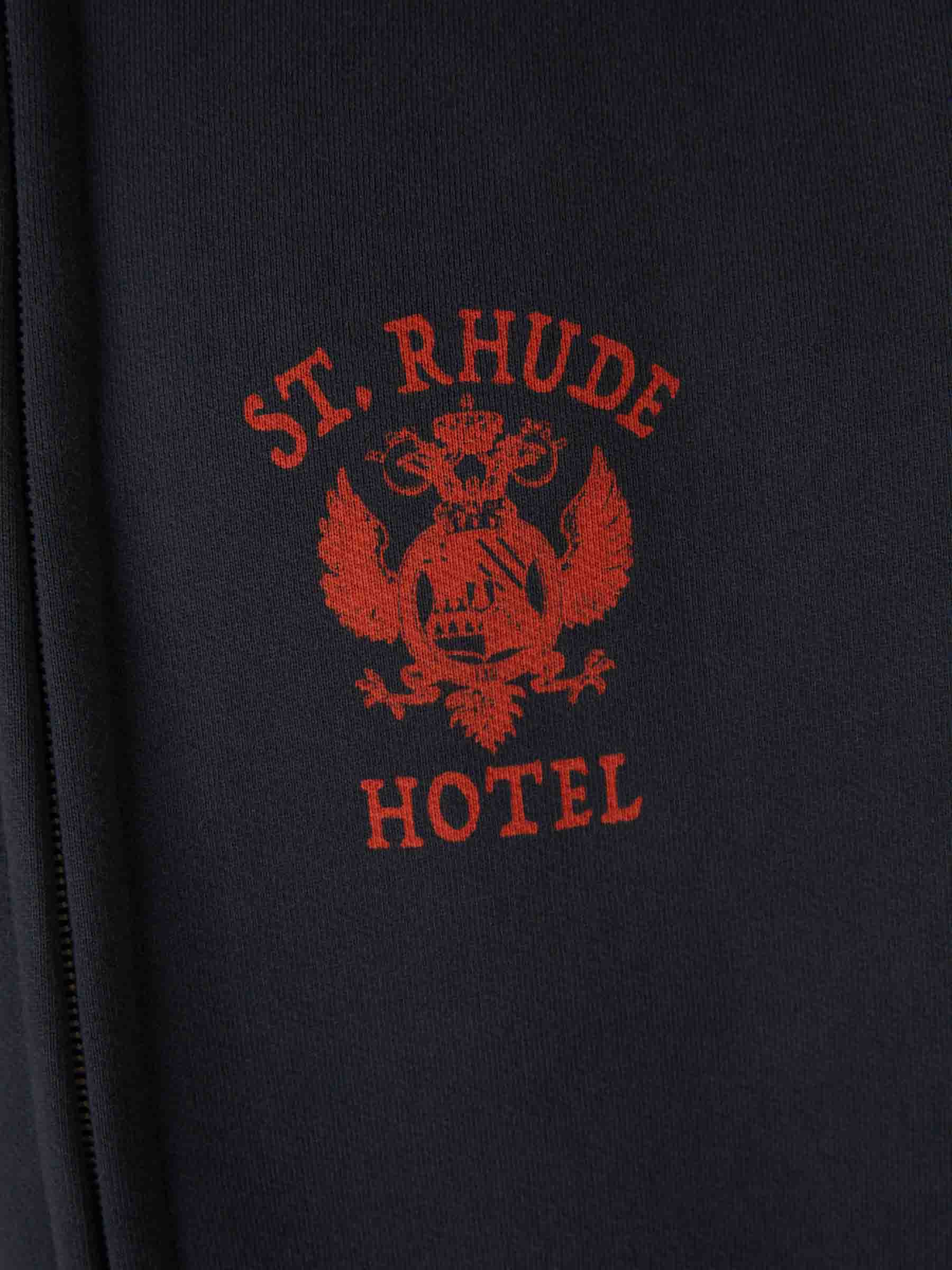 Rhude Hombre Barcelona Sudadera con Capucha color Negro sku 545-001878 01 - Foto 4