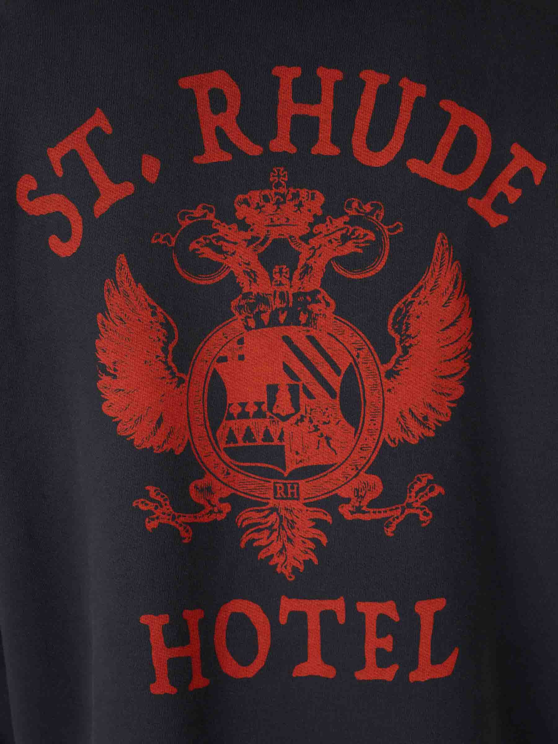Rhude Hombre Barcelona Sudadera con Capucha color Negro sku 545-001878 01 - Foto 6