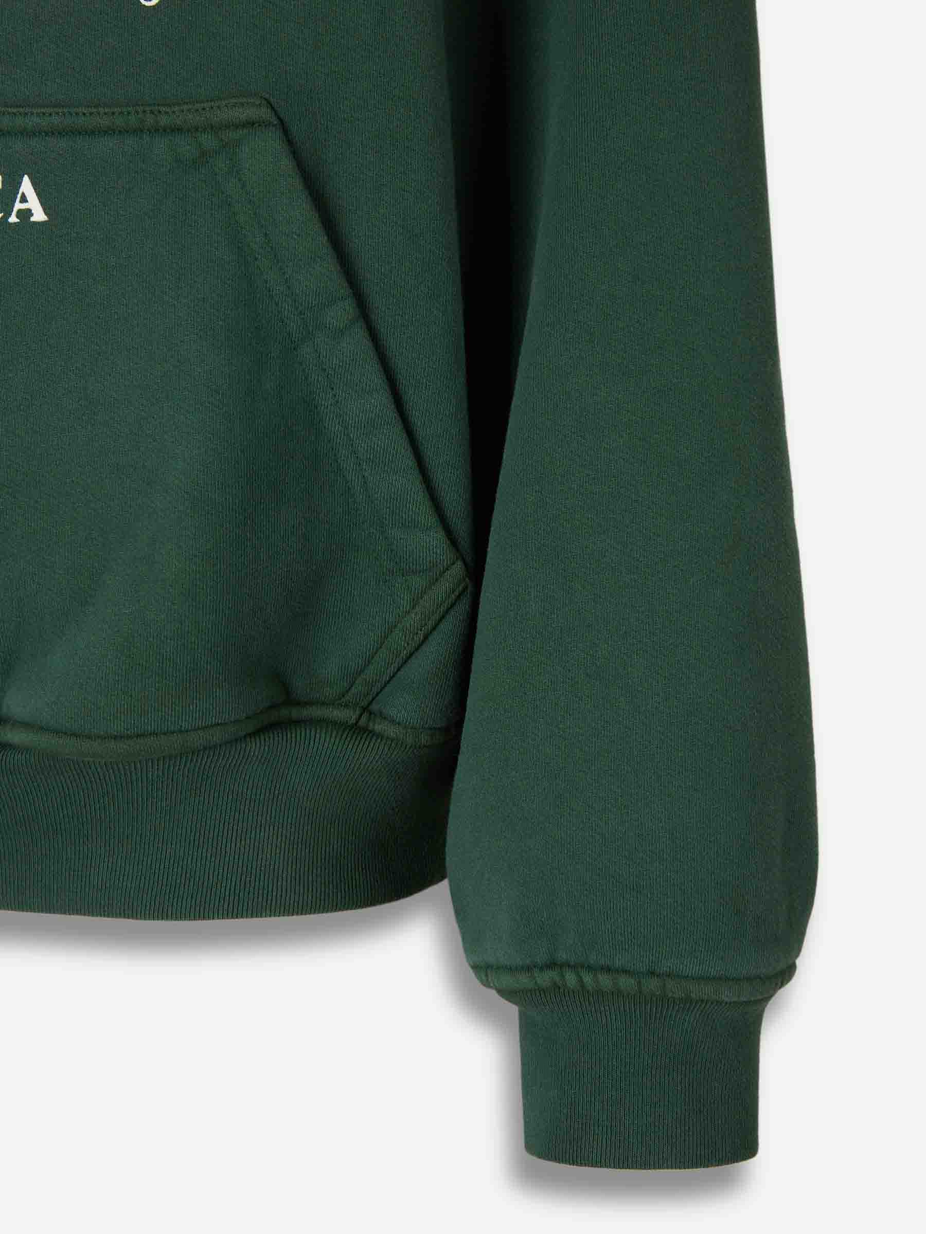 Rhude Hombre Barcelona Sudadera con Capucha color Verde Jungla sku 545-001879 01 - Foto 4