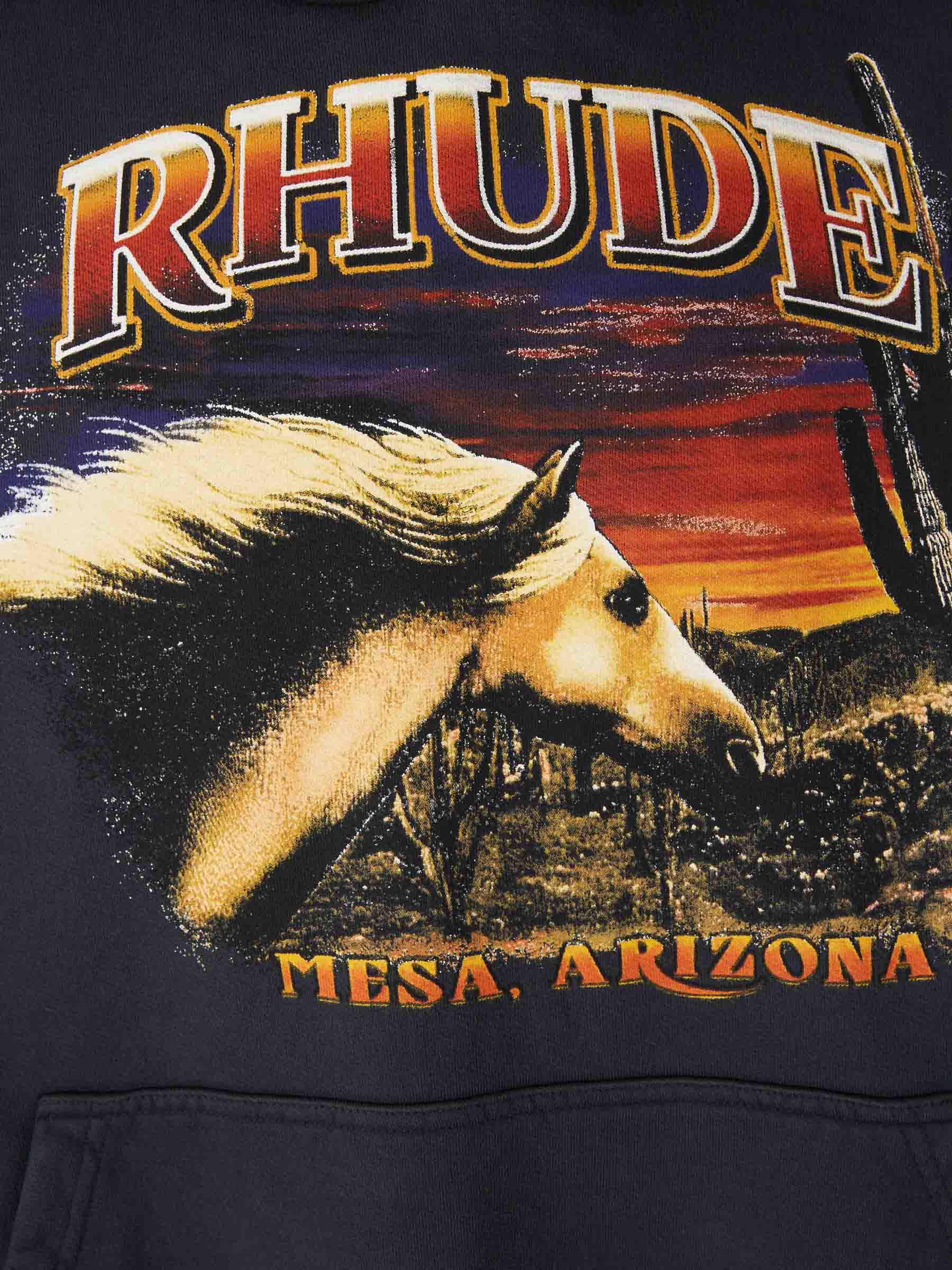 Rhude Hombre Barcelona Sudadera con Capucha color Negro sku 545-001880 01 - Foto 4