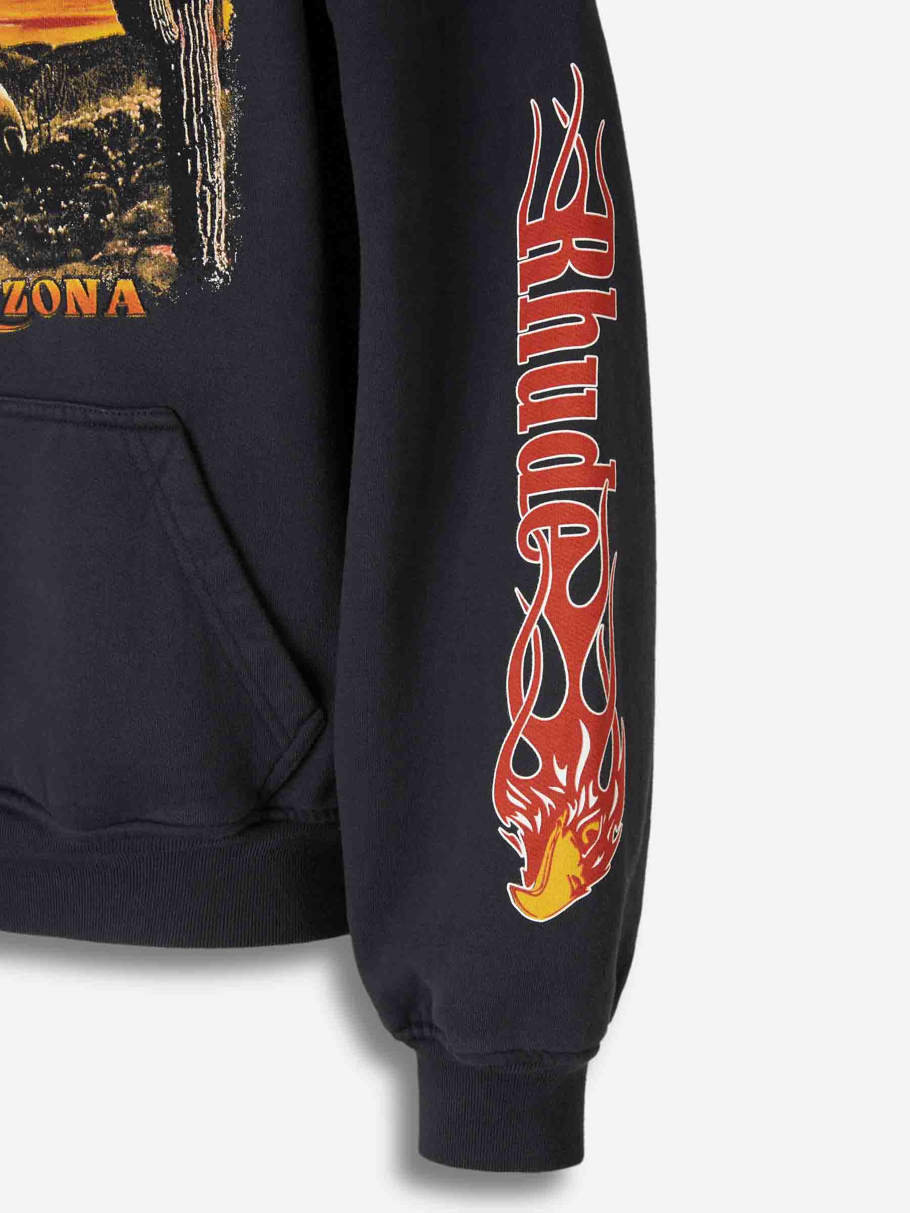 Rhude Hombre Barcelona Sudadera con Capucha color Negro sku 545-001880 01 - Foto 5