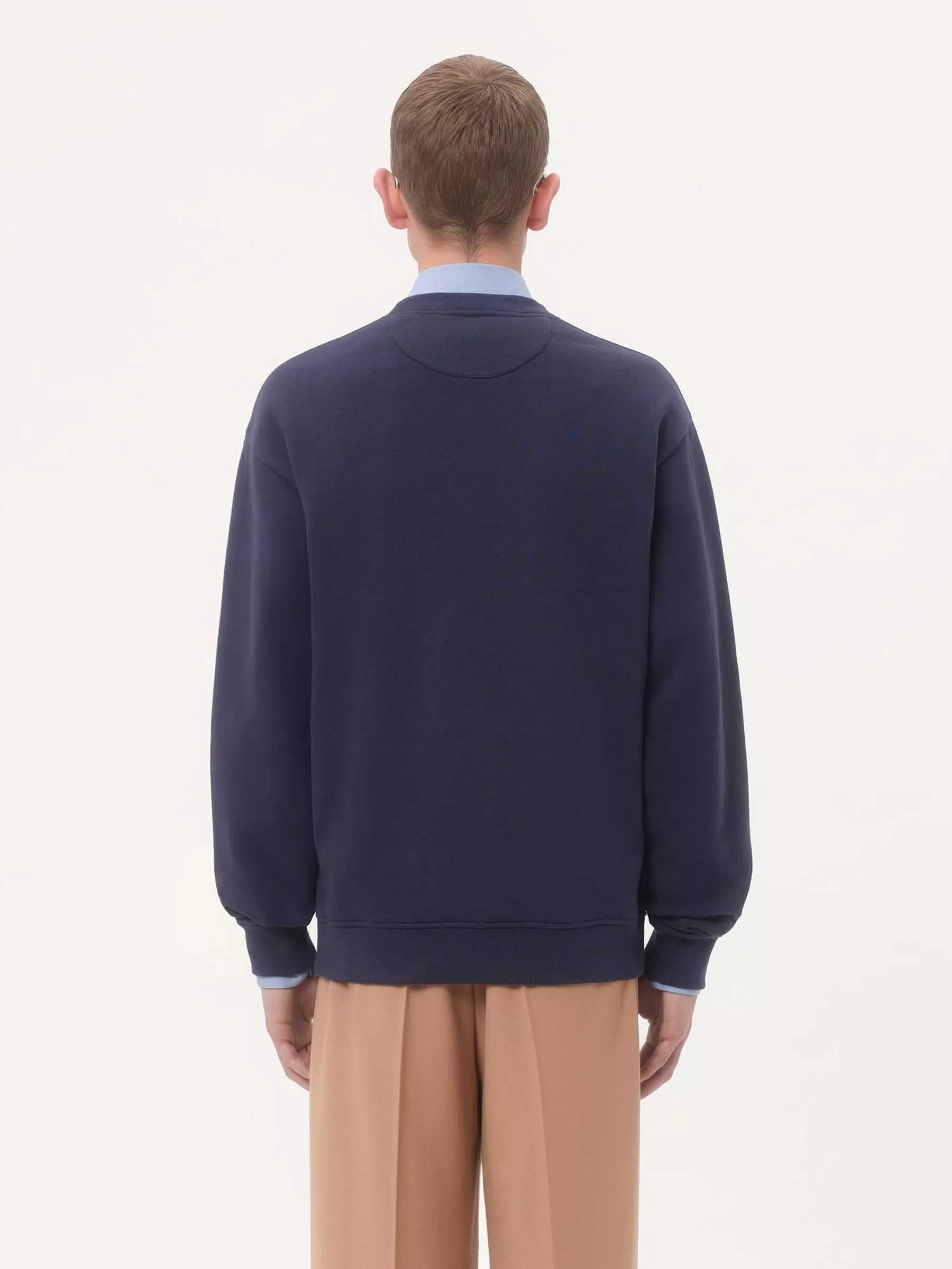 Valentino Hombre Barcelona Sudadera Parche VG color Azul Marino sku 545-001883 01 - Foto 3