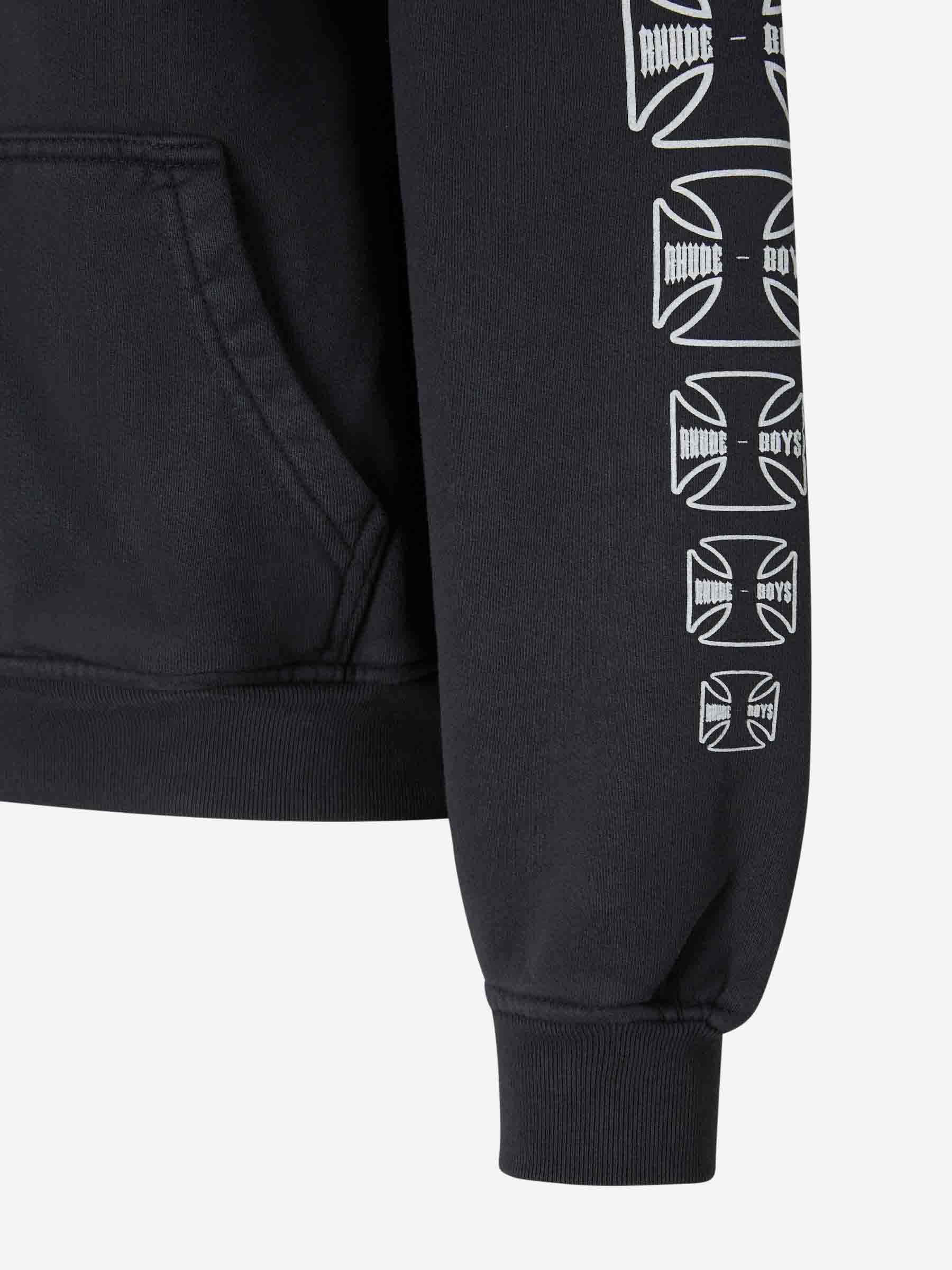 Rhude Hombre Barcelona Sudadera con Capucha color Negro sku 545-001886 01 - Foto 3