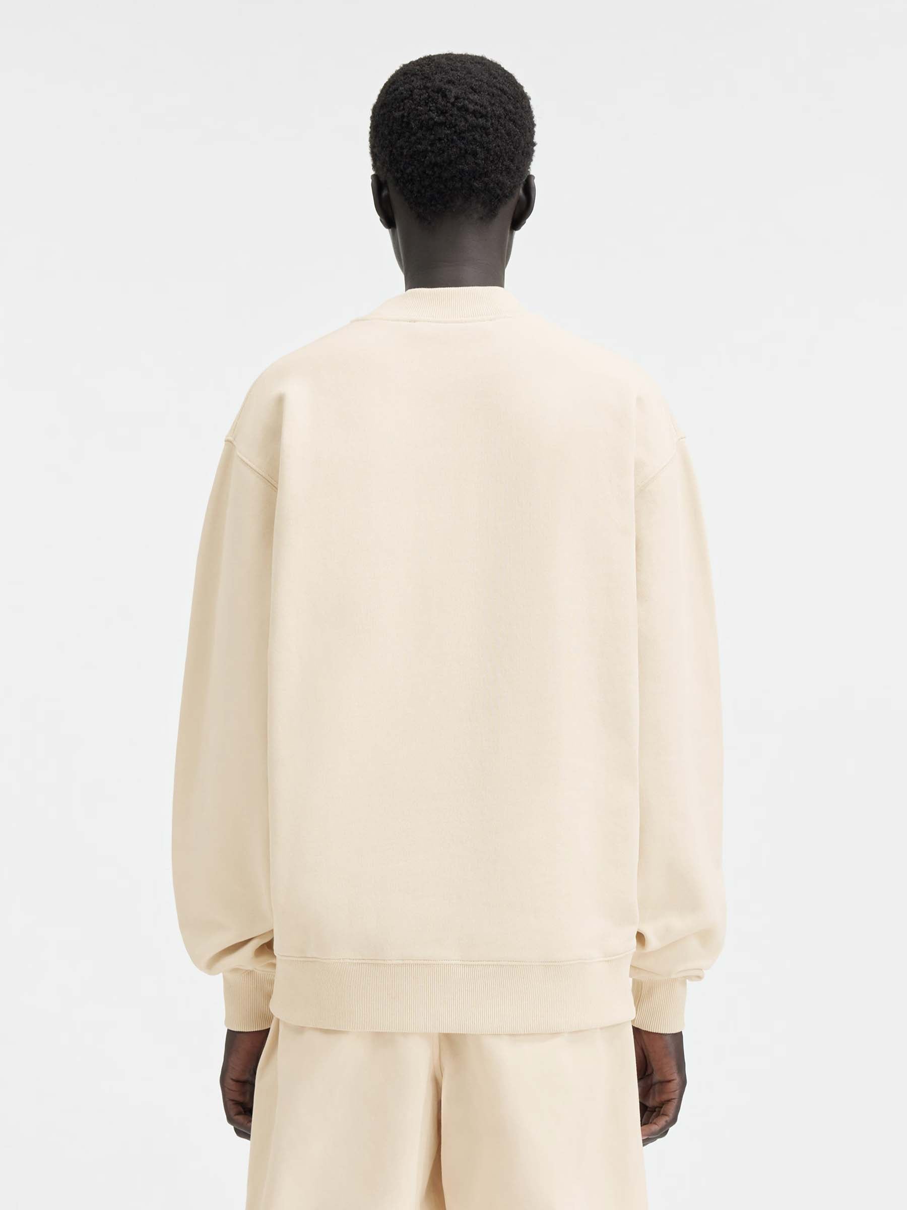 Jacquemus Hombre Barcelona Sudadera Gros Grain color Beige sku 545-001888 01 - Foto 3