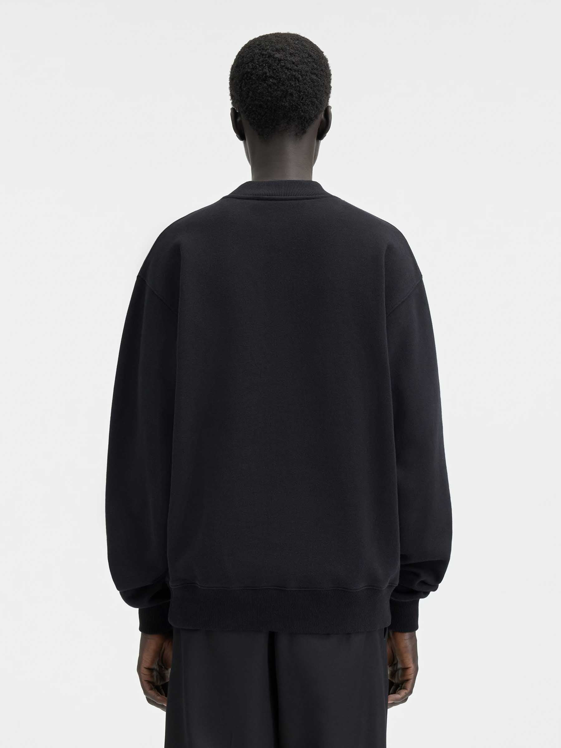 Jacquemus Hombre Barcelona Sudadera Gros Grain color Negro sku 545-001888 02 - Foto 3