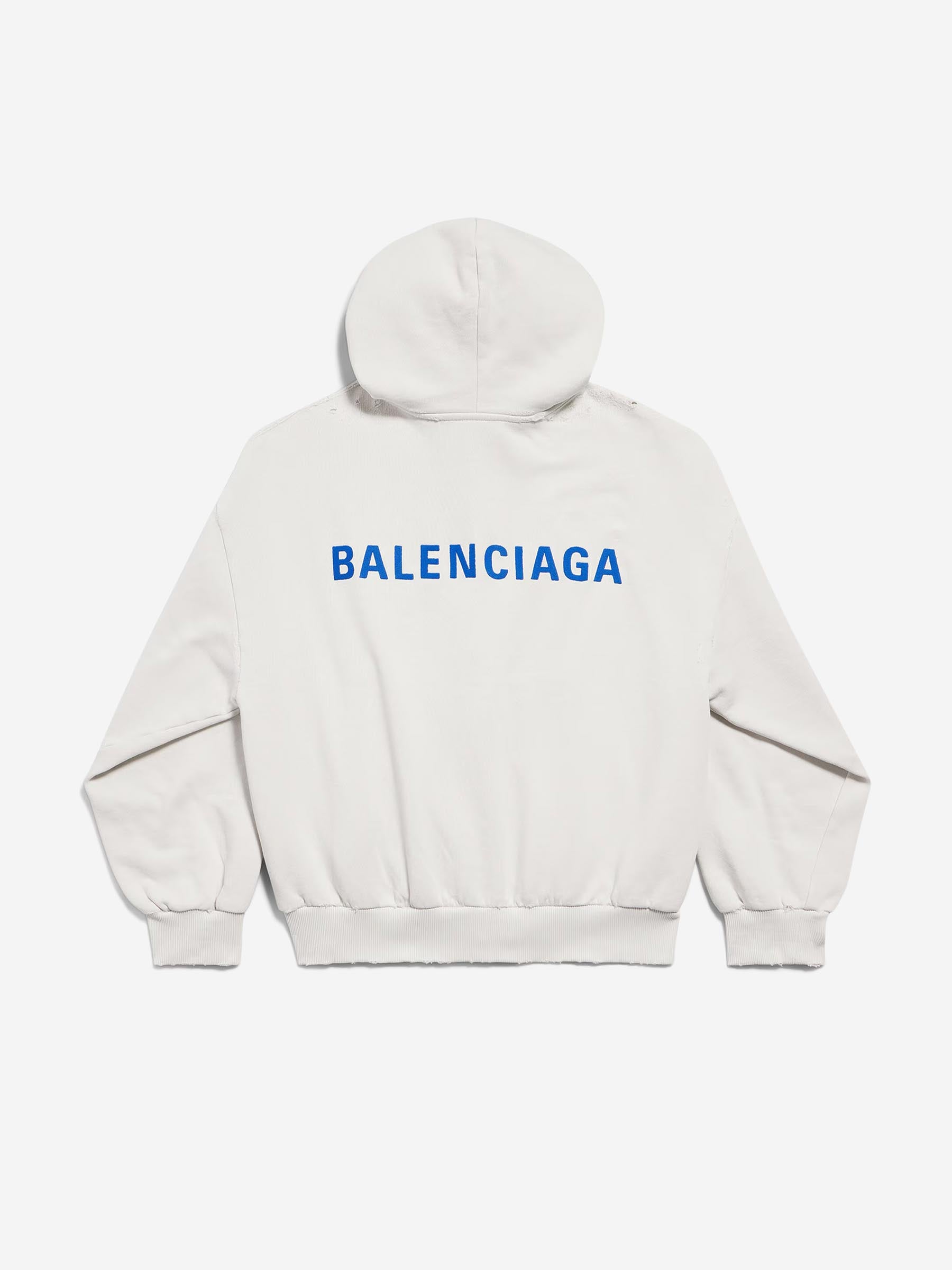 Balenciaga Hombre Barcelona Sudadera Capucha Cremallera color Blanco sku 545-001892 01 - Foto 2