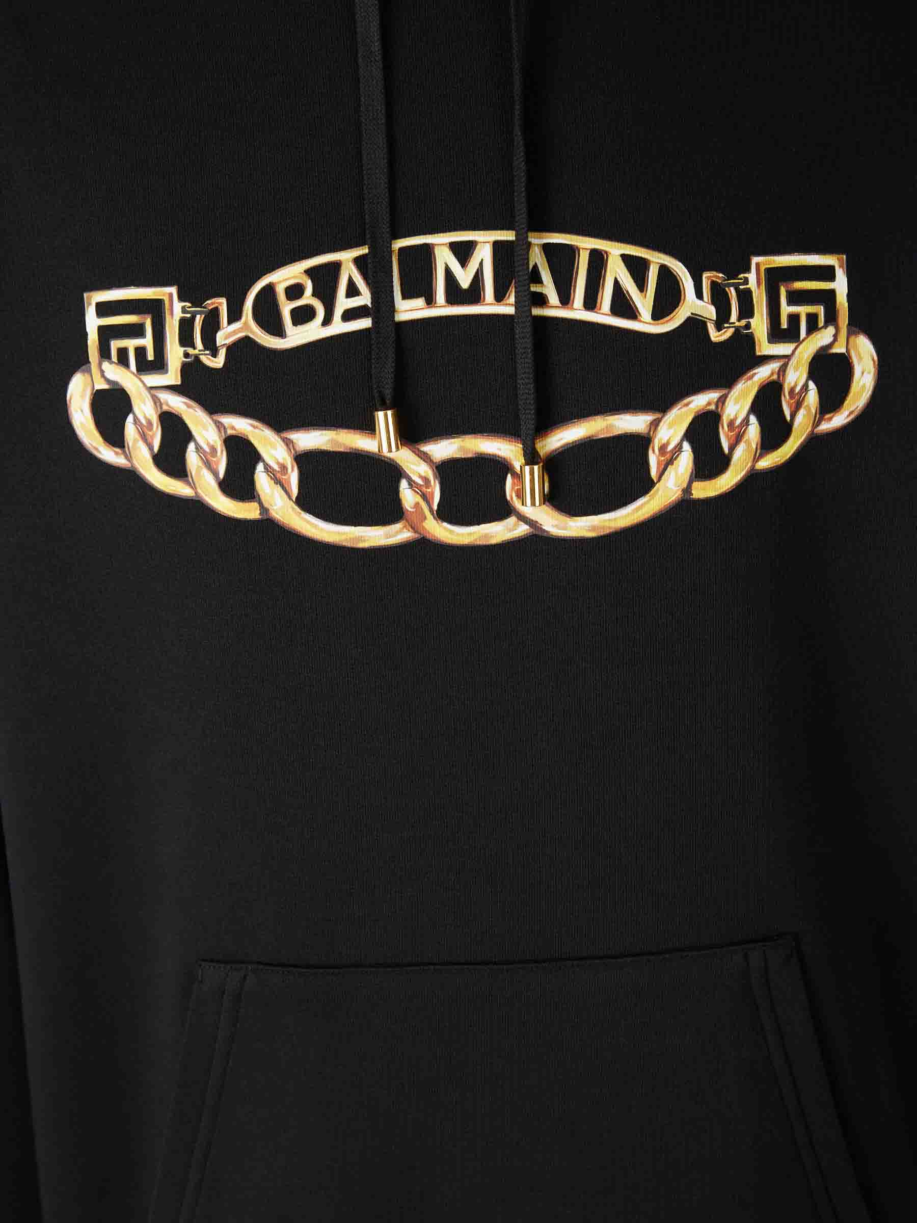 Balmain Hombre Barcelona Sudadera Capucha Estampado color Negro sku 545-001897 01 - Foto 5