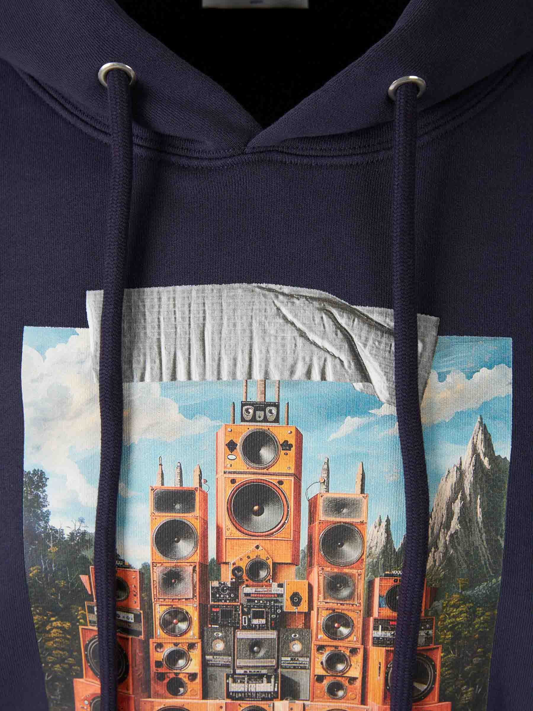 Off-White Hombre Barcelona Sudadera Con Capucha color Azul Marino sku 545-001908 01 - Foto 3