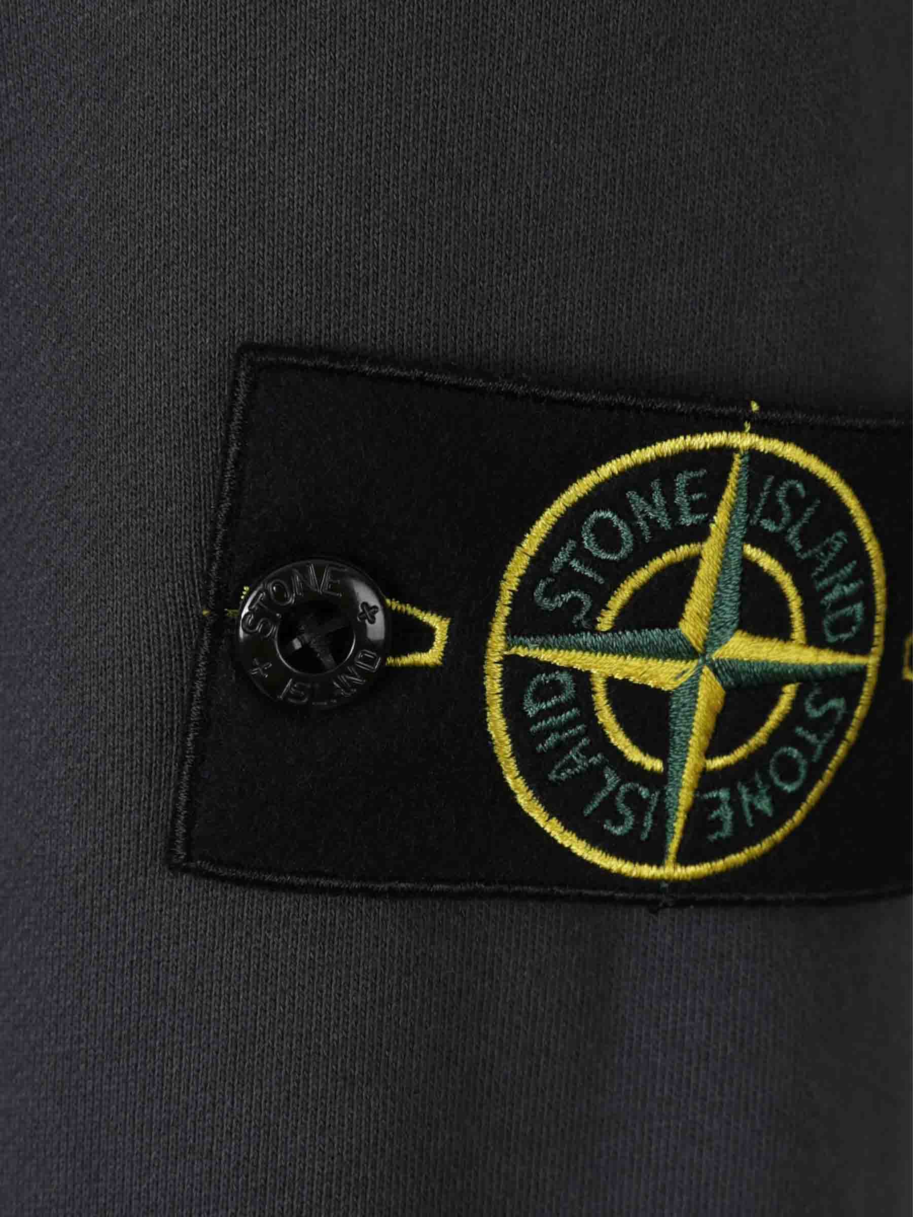 Stone Island Hombre Barcelona Sudadera Cuello Redondo color Gris Antracita sku 545-001911 03 - Foto 3