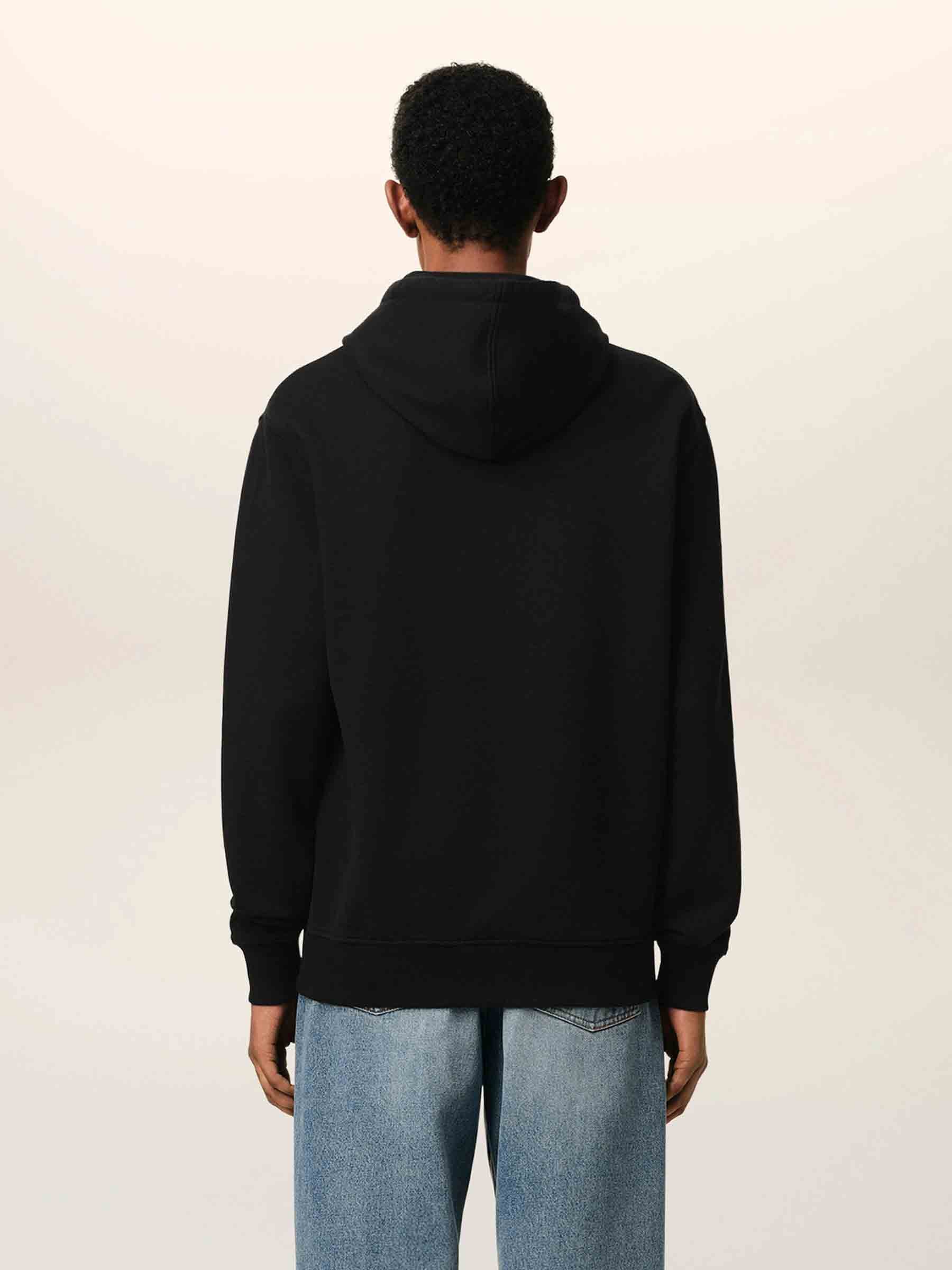 Ami Paris Hombre Barcelona Sudadera Capucha Logo color Negro sku 545-001950 01 - Foto 4