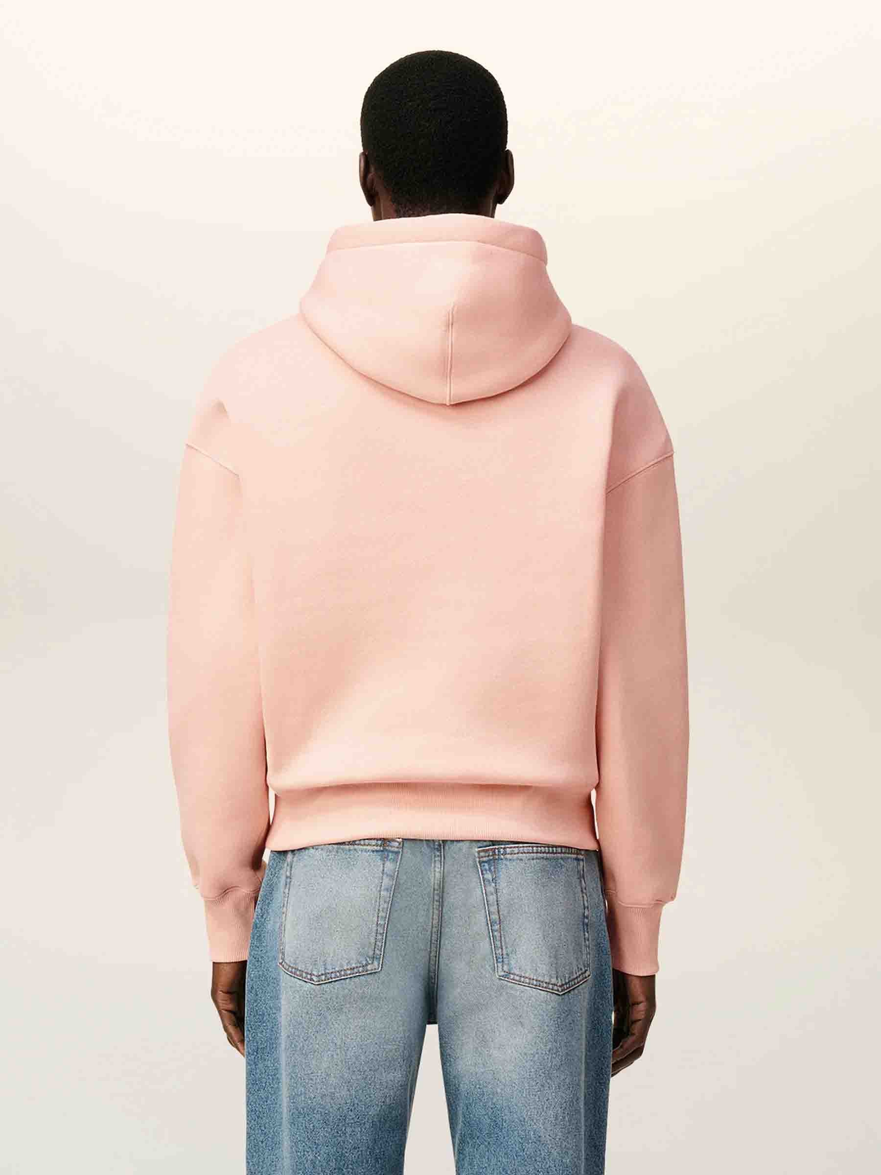 Ami Paris Hombre Barcelona Sudadera Capucha Algodón color Melocotón sku 545-001952 02 - Foto 3