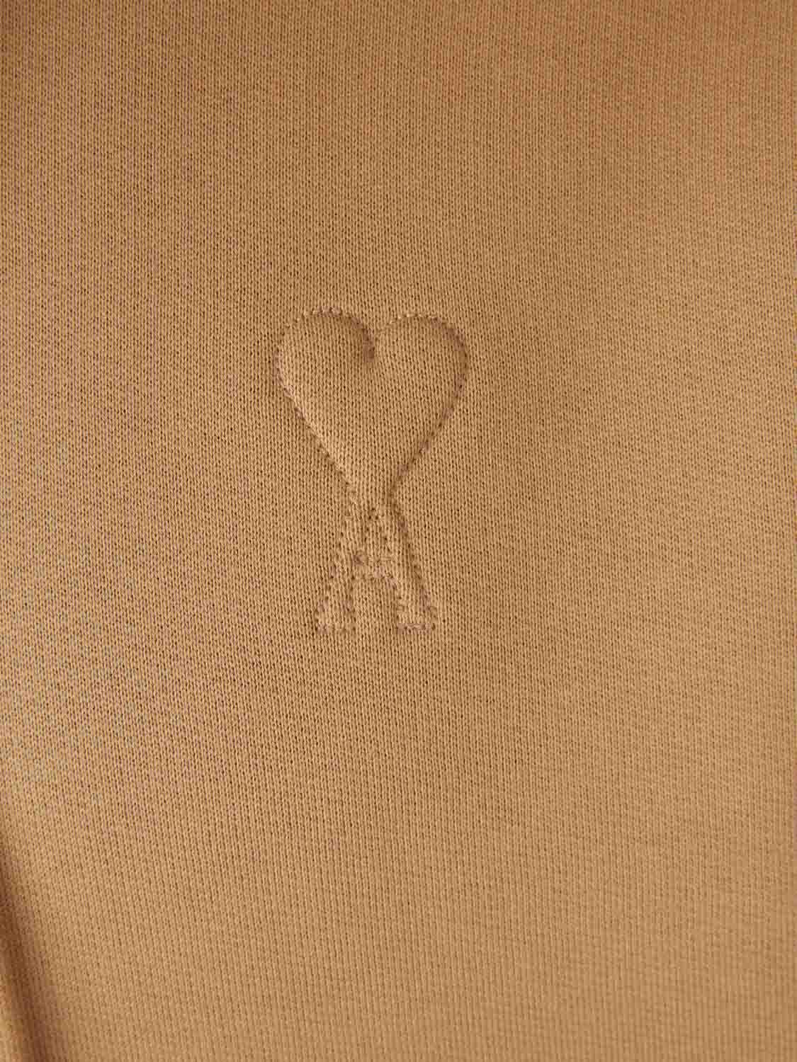 Ami Paris Hombre Barcelona Sudadera Capucha Logo color Camel sku 545-001952 03 - Foto 4