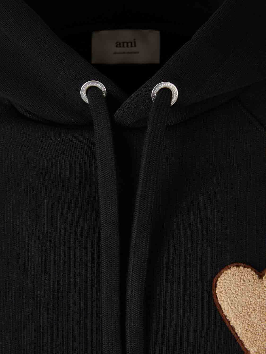 Ami Paris Hombre Barcelona Sudadera Capucha Logo color Negro sku 545-001953 01 - Foto 3