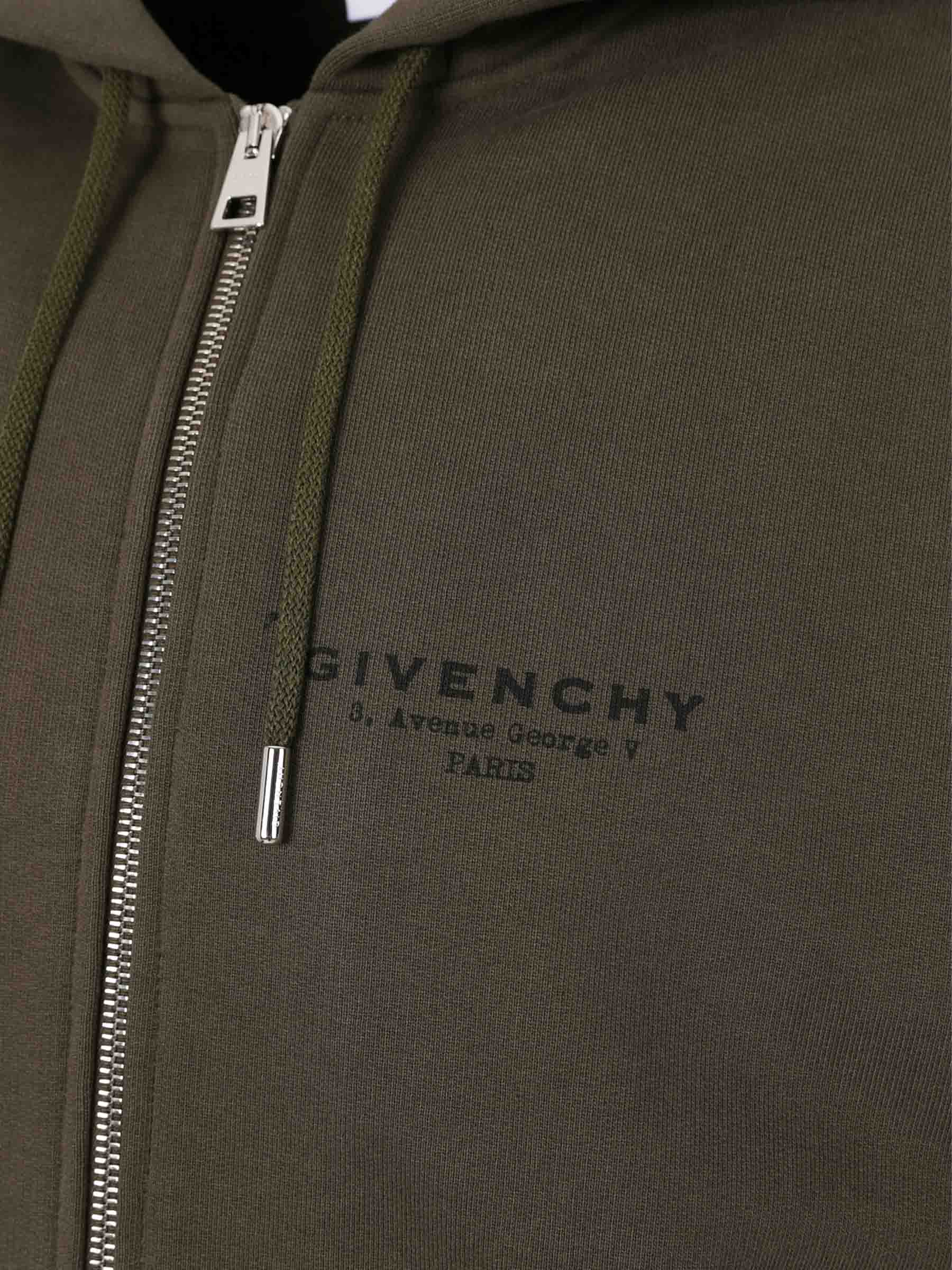 Givenchy Hombre Barcelona Sudadera Cremallera Capucha color Verde Militar sku 545-001958 02 - Foto 3