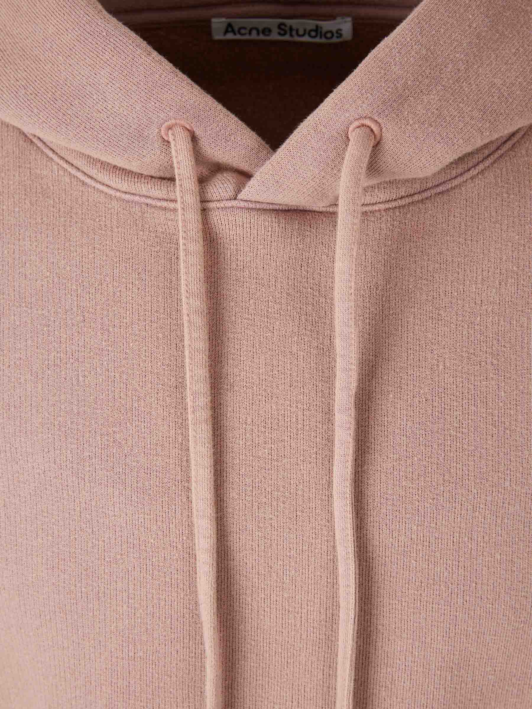 Acne Studios Hombre Barcelona Sudadera Capucha Algodón color Rosa Envejecido sku 545-001969 02 - Foto 3