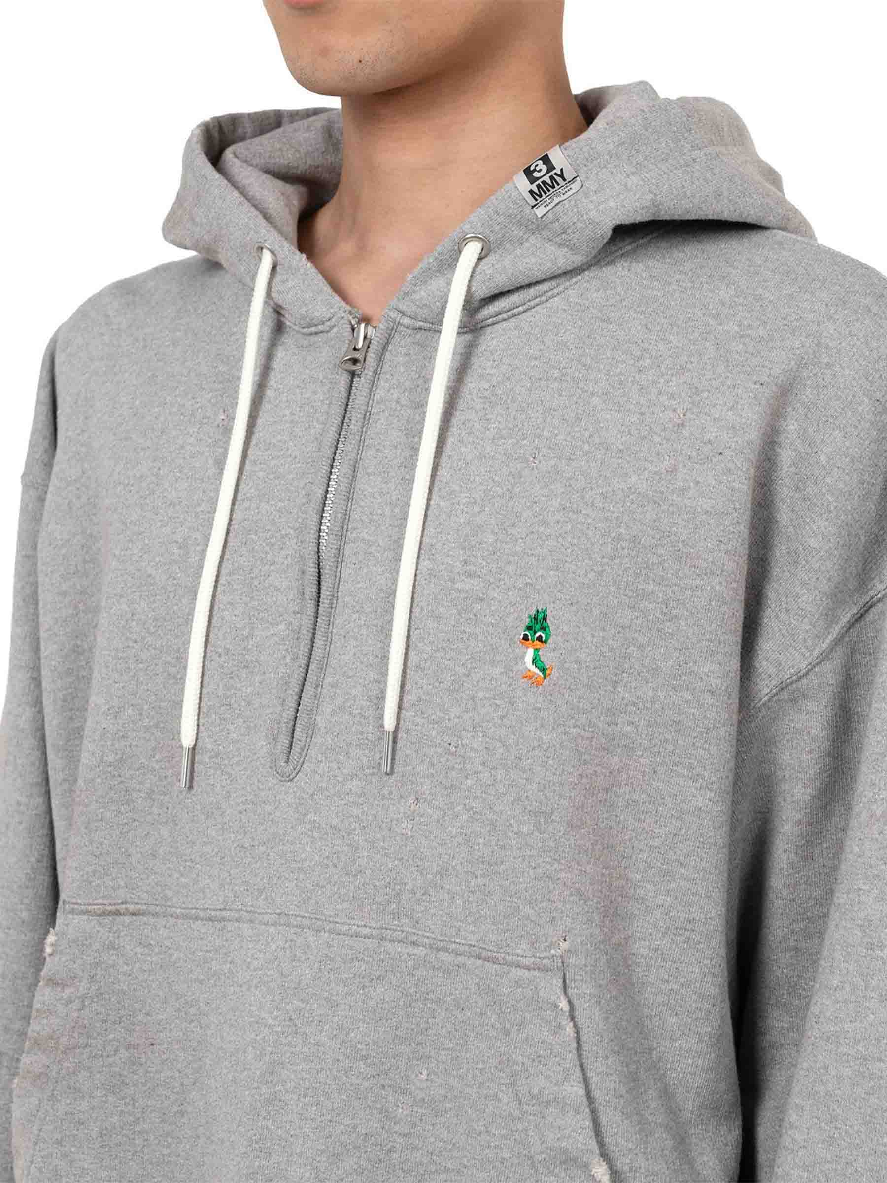 Maison Mihara Yasuhiro Hombre Barcelona Sudadera Capucha Triple Layered color Gris sku 545-001994 01 - Foto 3