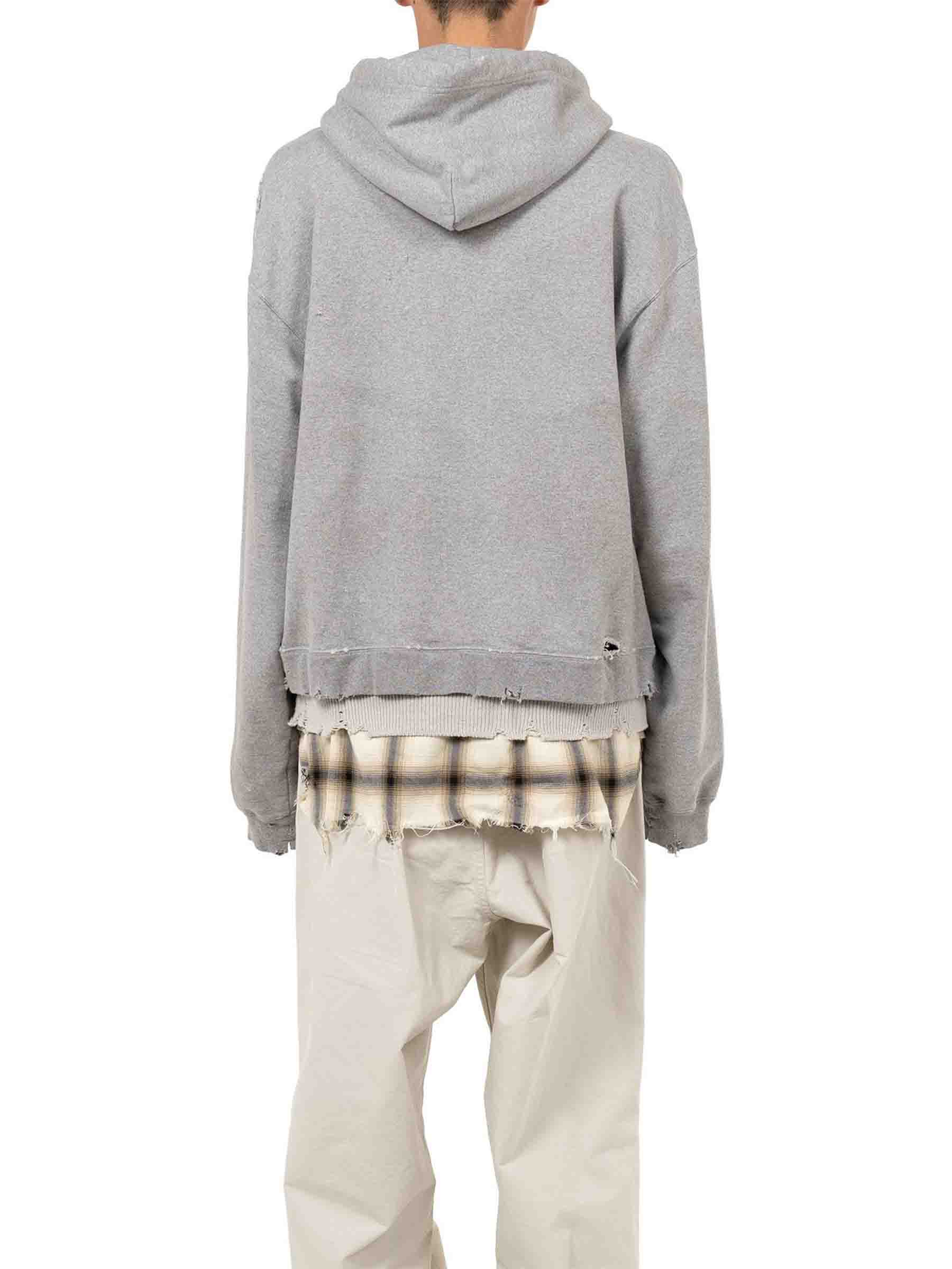 Maison Mihara Yasuhiro Hombre Barcelona Sudadera Capucha Triple Layered color Gris sku 545-001994 01 - Foto 5