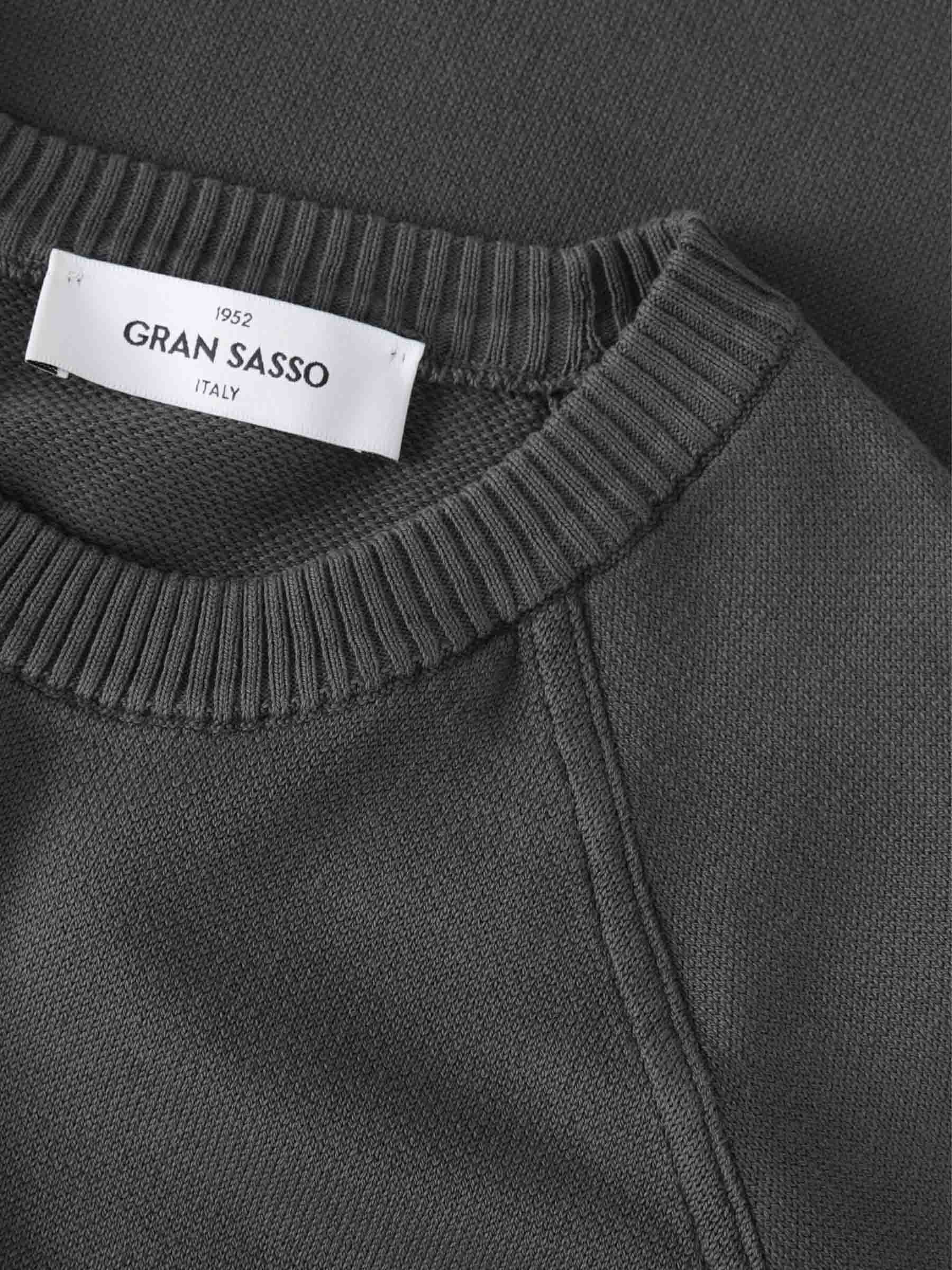 Gran Sasso Hombre Barcelona Jersey Cuello Redondo color Gris sku 545-002000 01 - Foto 3