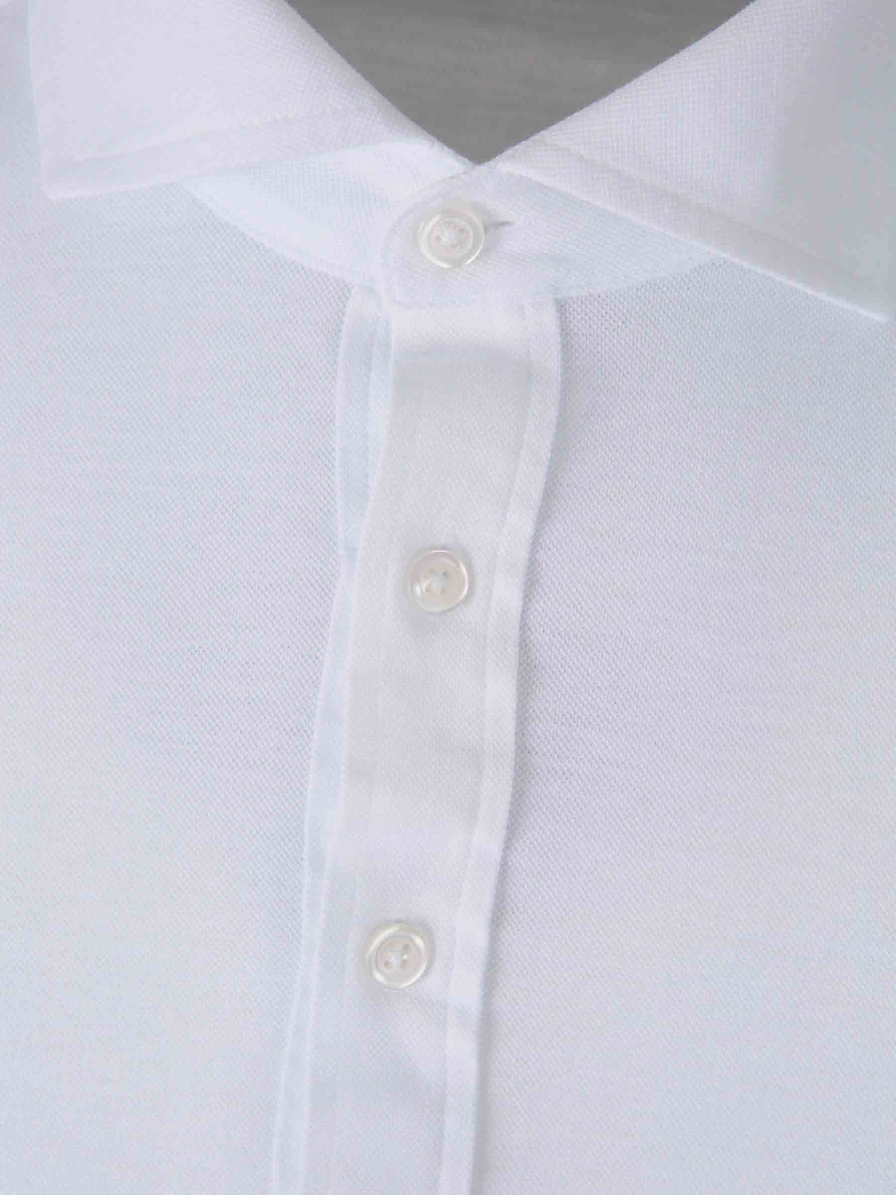 Gran Sasso Hombre Barcelona Polo Piqué Algodón color Blanco sku 551-000387 01 - Foto 3